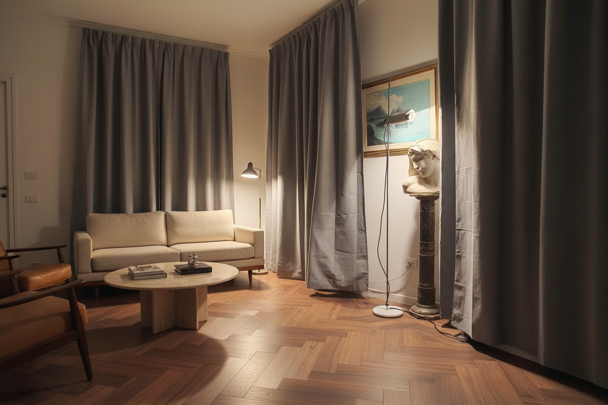Joe Colombo Oluce Modell 626 – Interieur-Ansicht