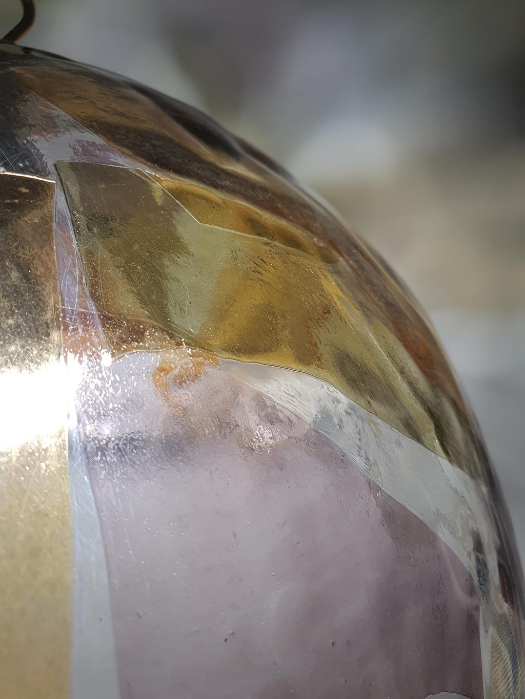 La Murrina 彩色穆拉诺玻璃钟形吊灯 – 绿色与黄色装饰