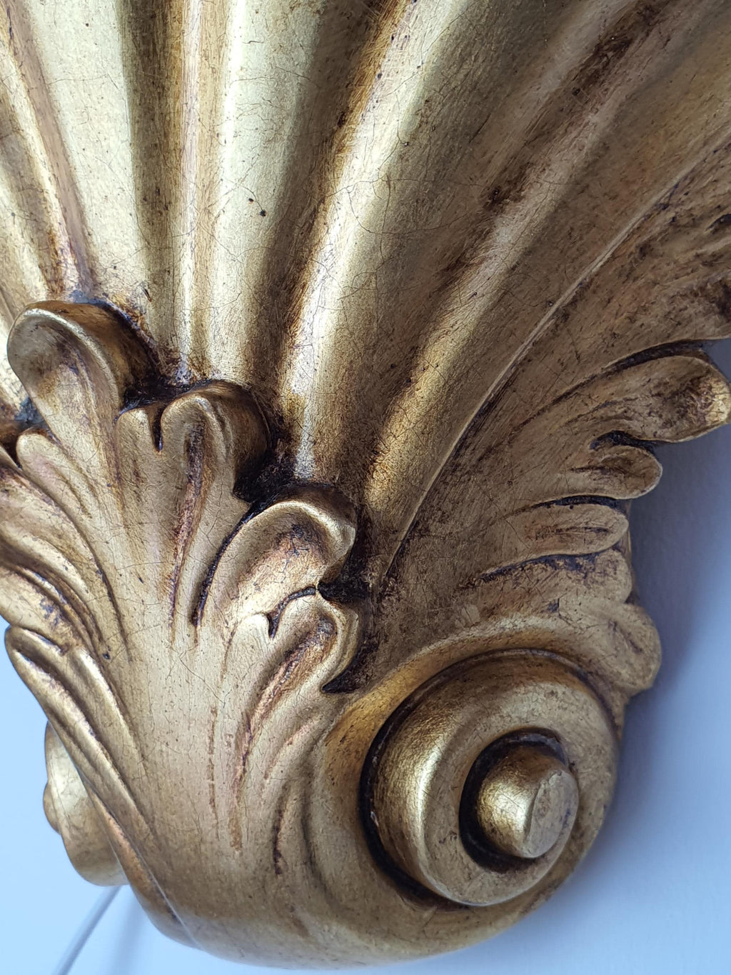 Set of 2 Kolarz Rokoko Rococo Gold Wall Sconces Venetian Finish