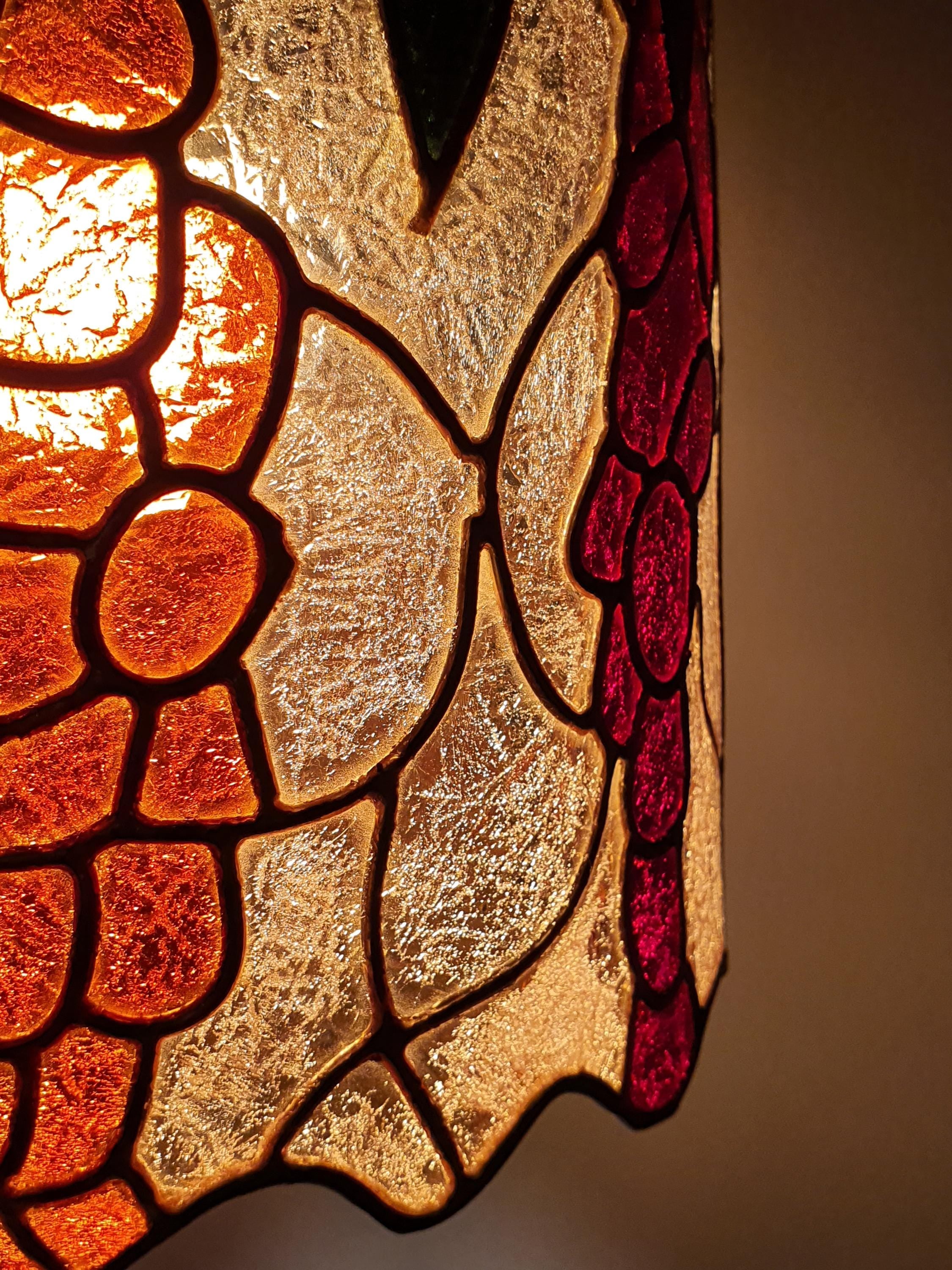 Stained Glass Tavern Pendant Light: Liberty Style Italian Chandelier