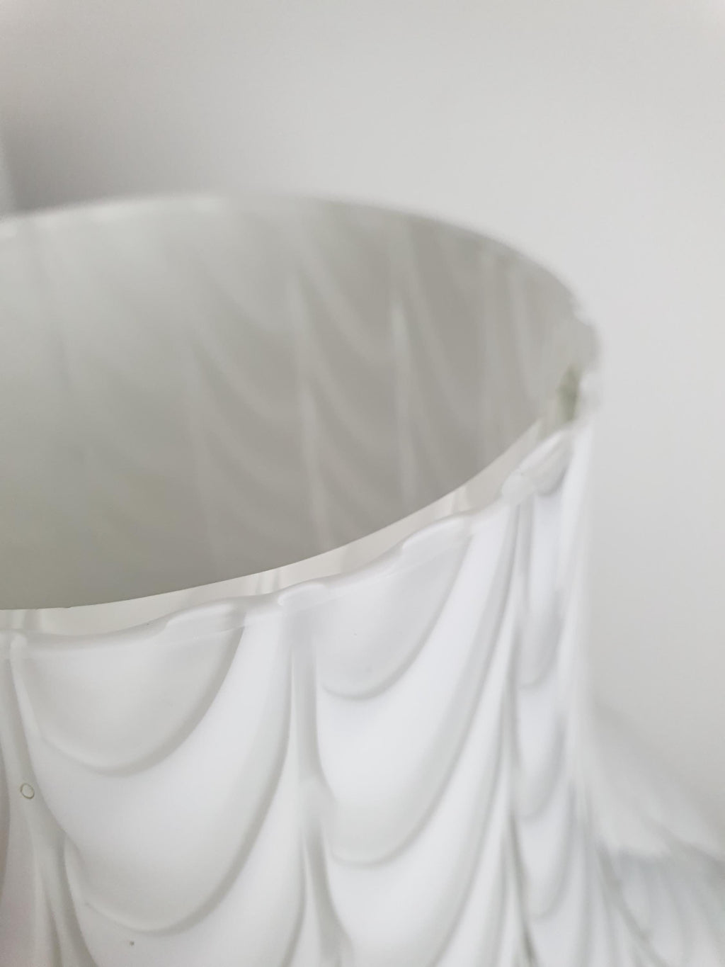 Vintage Murano Glass Mushroom Table Lamp | Waved Mouth-Blown Italian Lighting