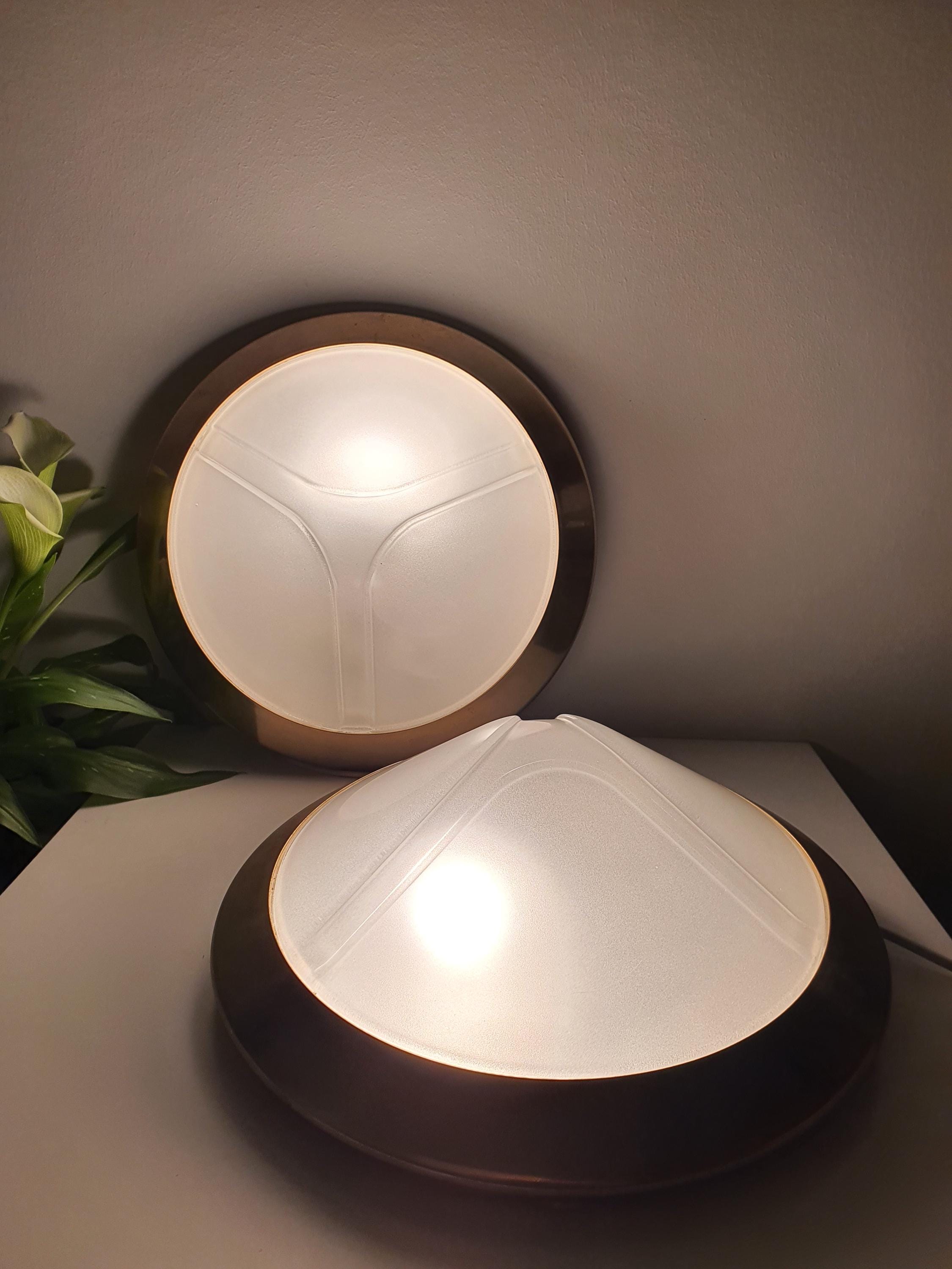 Pair of Prisma Pulsa Mid-Century Italian Ceiling or Wall Lights