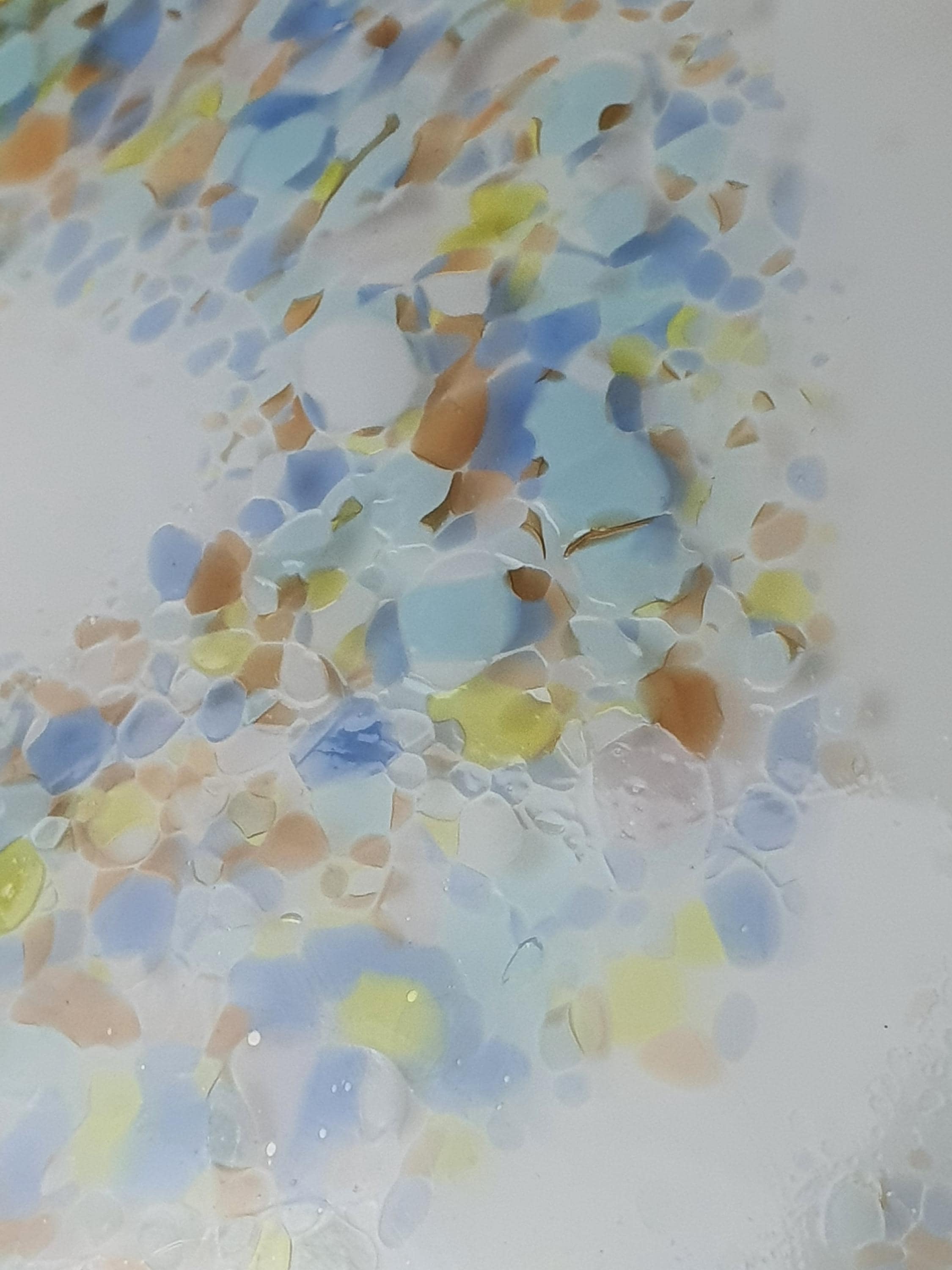 Ideal Lux Murano Glass Flush Mount Light | Colorful Galaxy Swirl Spots | Italian Mid-Century