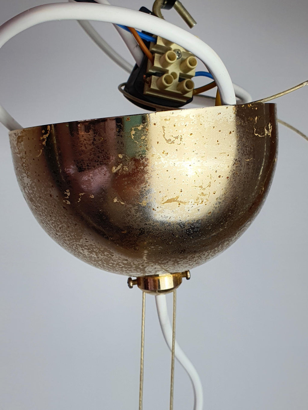 La Murrina Amber Glow Murano Glass Dome Pendant Light