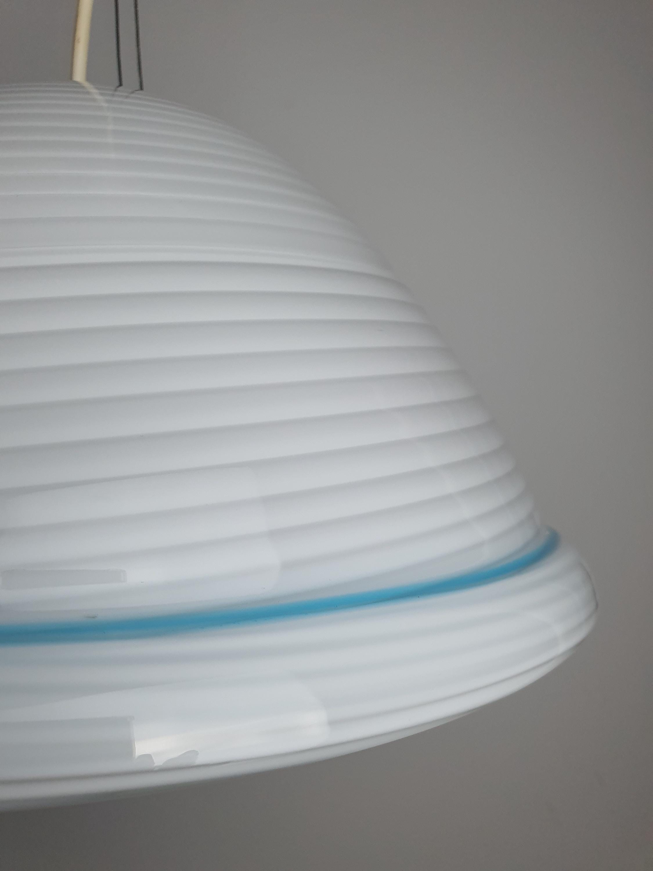 Murano Glass Hat Pendant Light: Nursery Decor, Handcrafted Italian Lighting