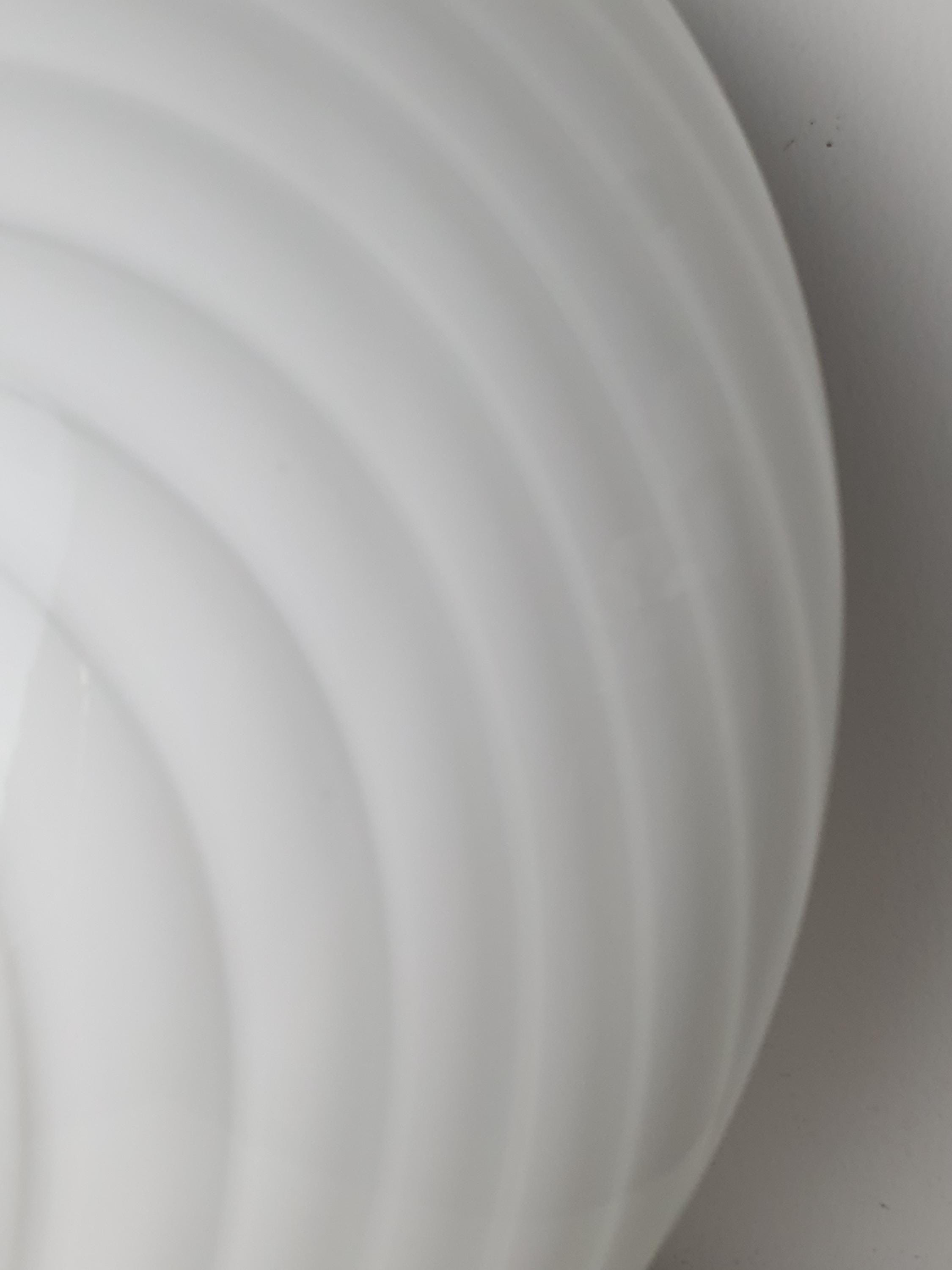 Murano Glass White Swirl Candy Flush Mount Ceiling Light on Chrome Base