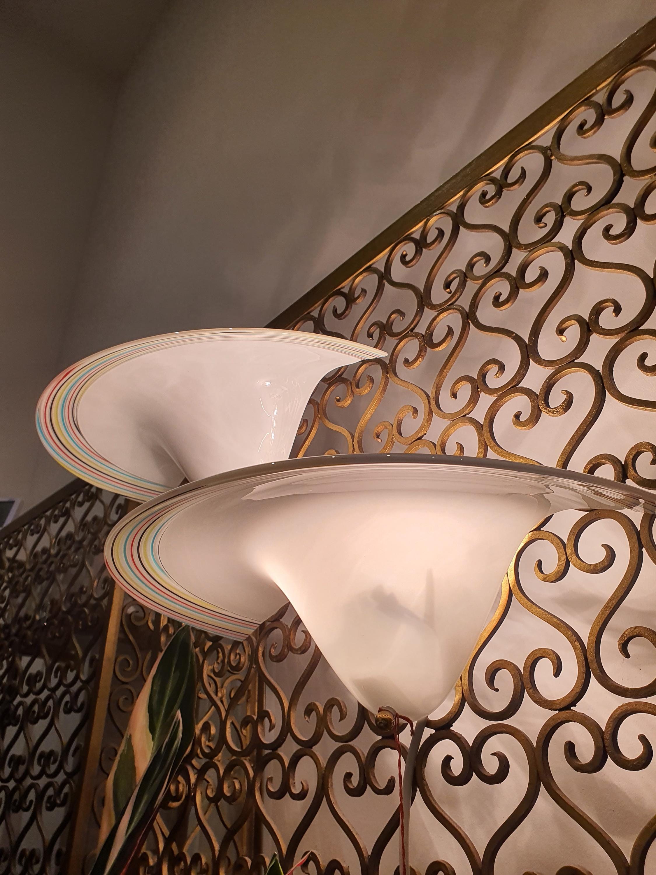 Murano Glass Wall Sconces: Colorful Midcentury Light Fixtures