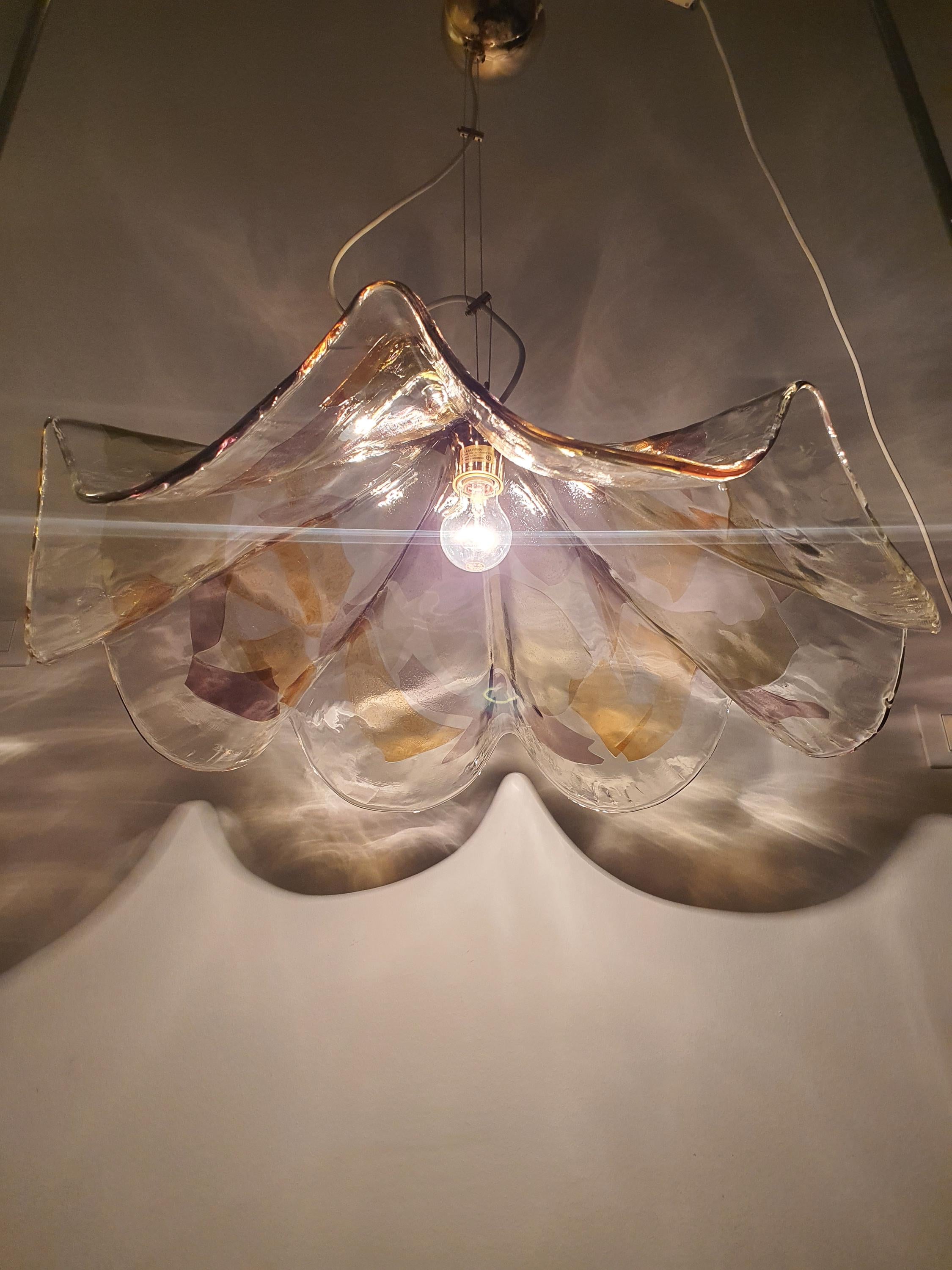 La Murrina 彩色“手帕”吊灯 | 复古穆拉诺玻璃花瓣造型吊灯