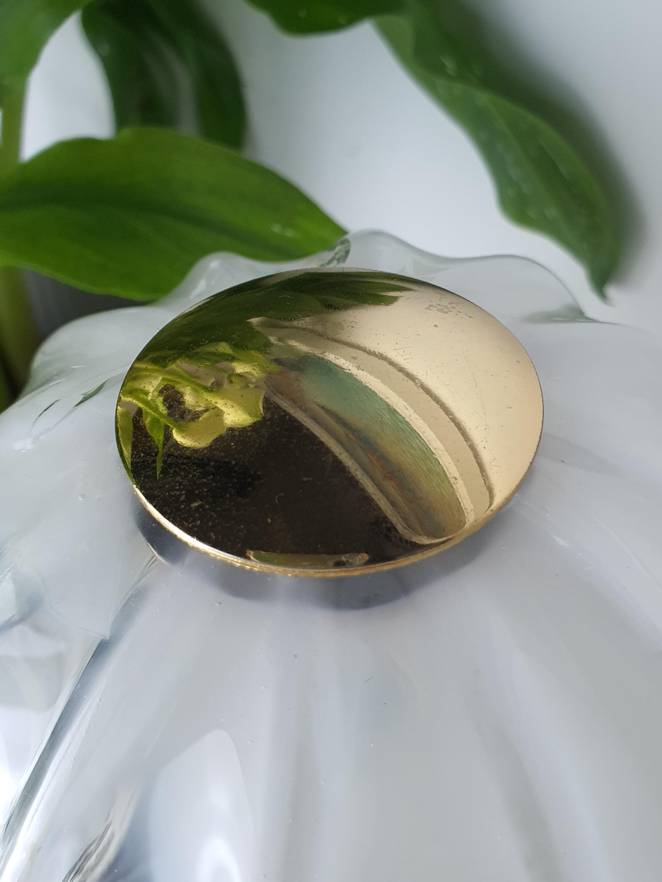 La Murrina Vintage Murano Glass White & Clear Floral Bedside Lamp