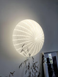Vintage-Muranoglas Plafonnier mit Wirbel-Sternenexplosionsmuster, Mid-Century-Modern-Design
