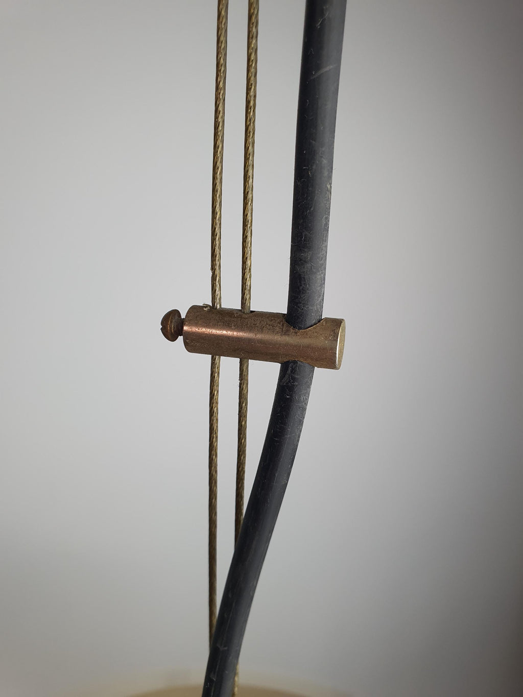 Large globe La Murrina caramel bubble pendant light in vintage Murano glass