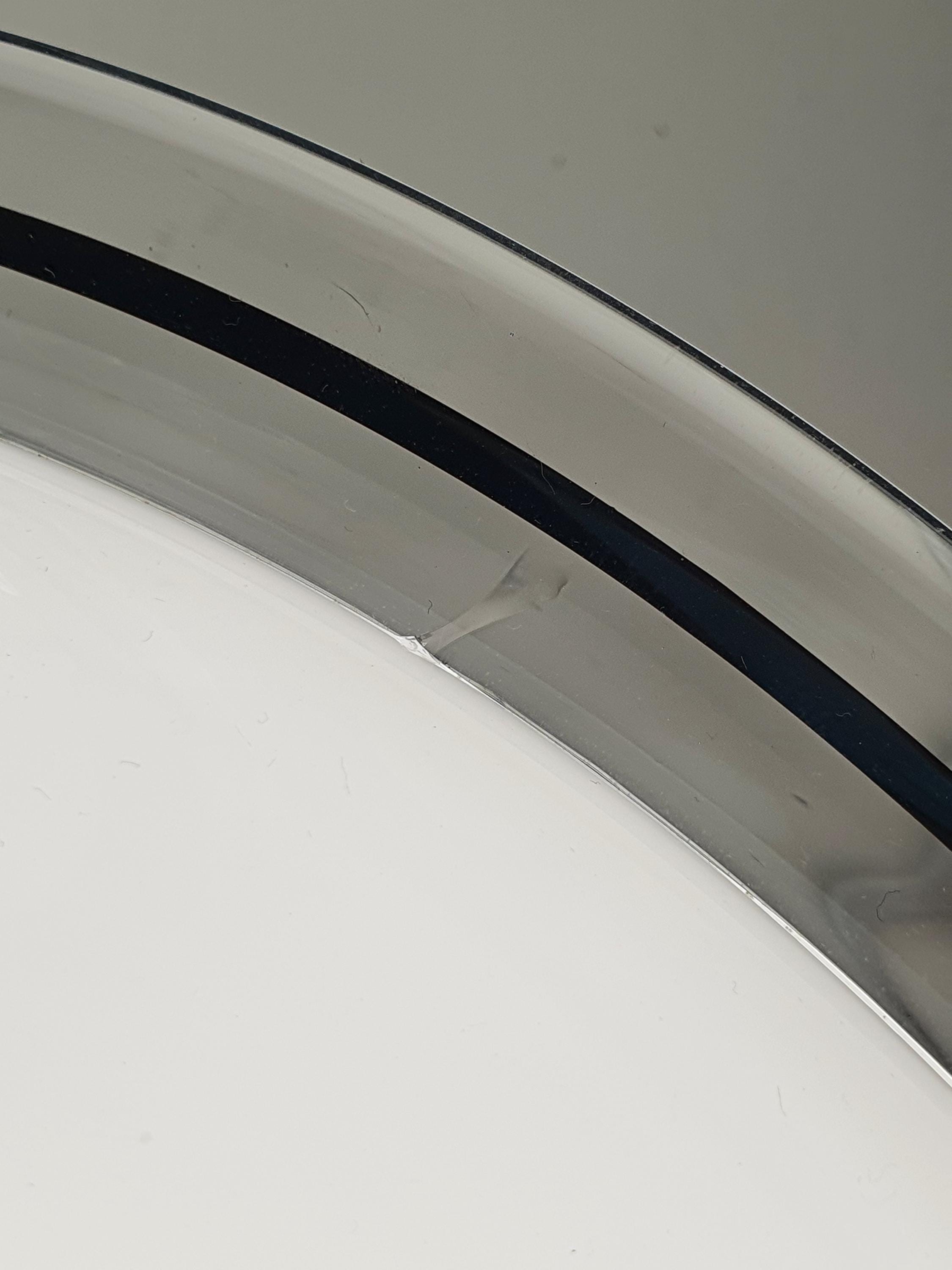 Pair of Vintage Murano Glass Flush Mount Lights | Italian Ceiling or Wall Lamps | Mid-Century Modern Lighting