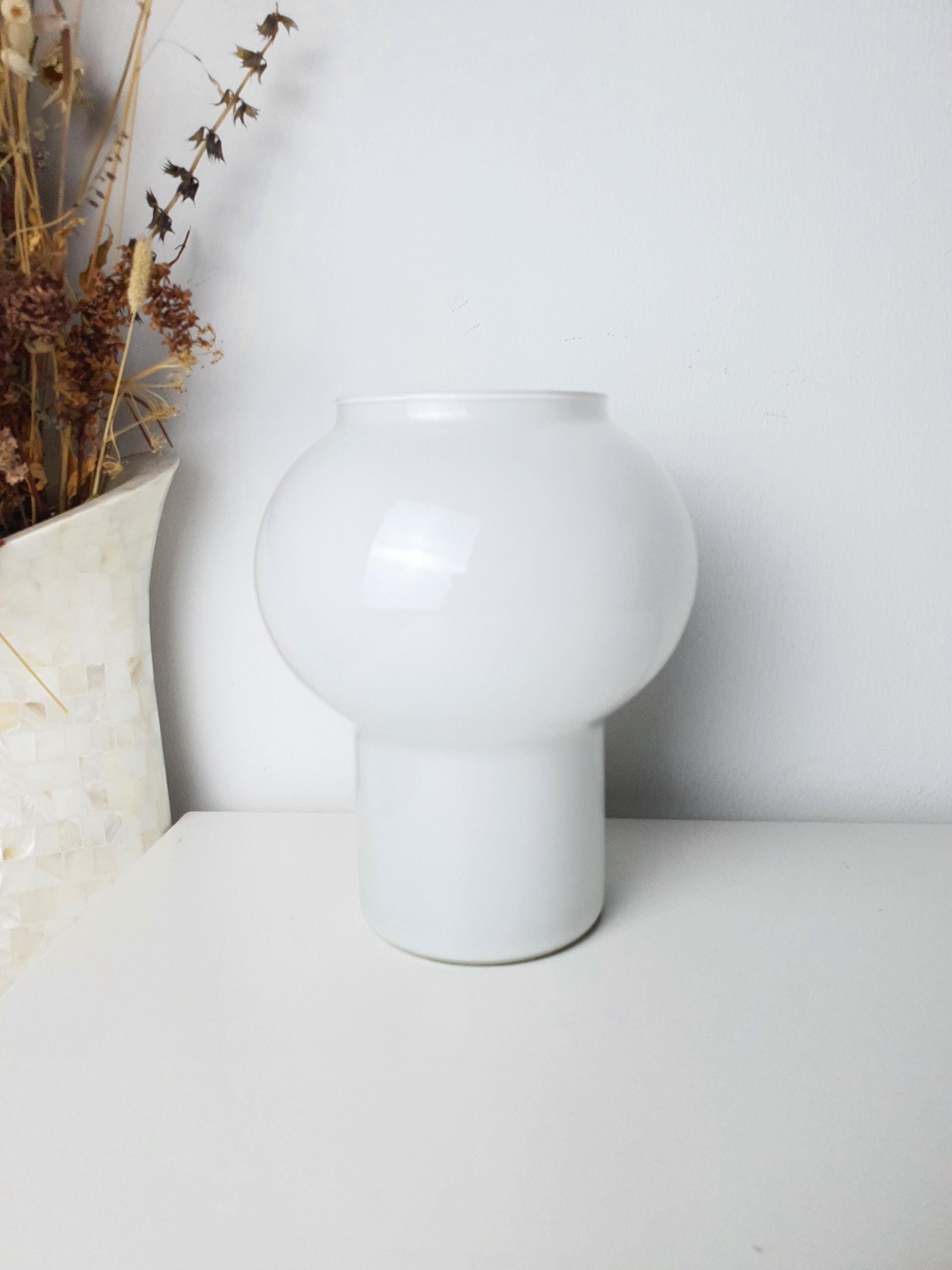 复古穆拉诺玻璃蘑菇台灯 | 意大利中世纪现代床头灯