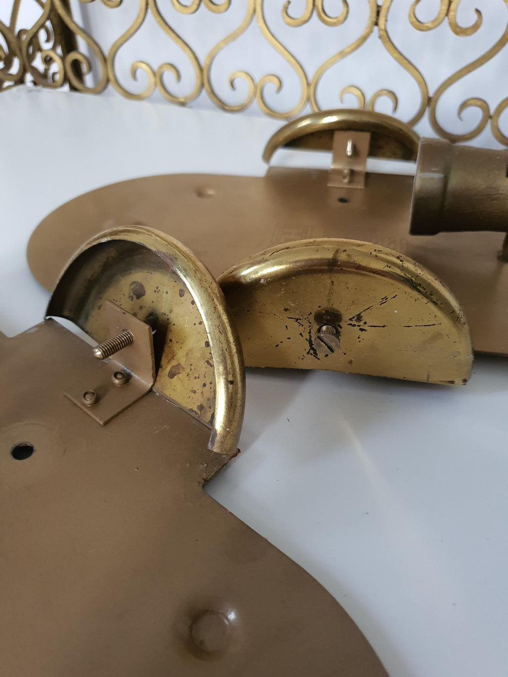 Vintage Murano Glass Wall Sconces: Caramel Art Deco Italian Lamps