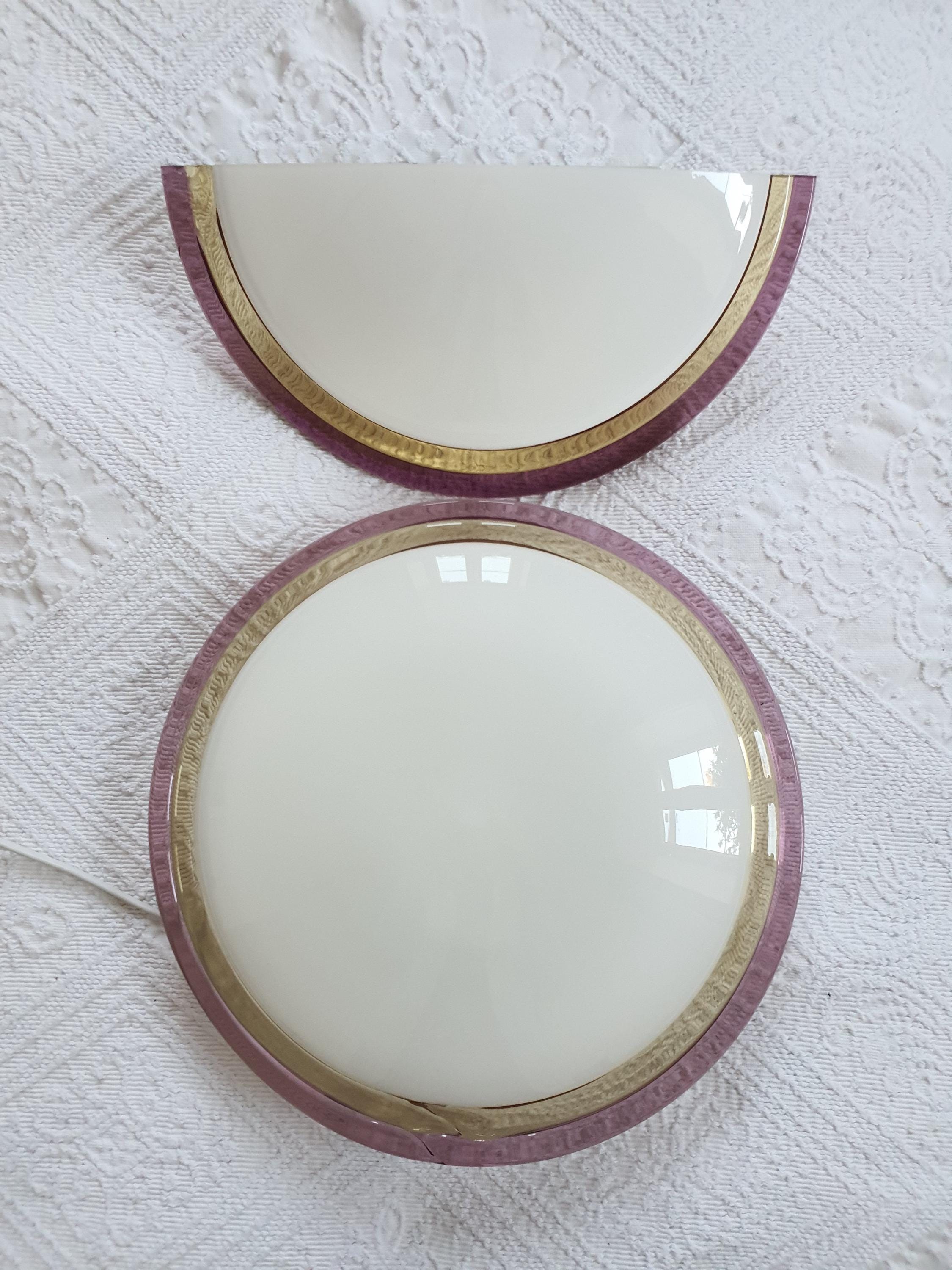 Vintage Murano Glass Flush Mount Light Fixtures: Retro Italian Lighting