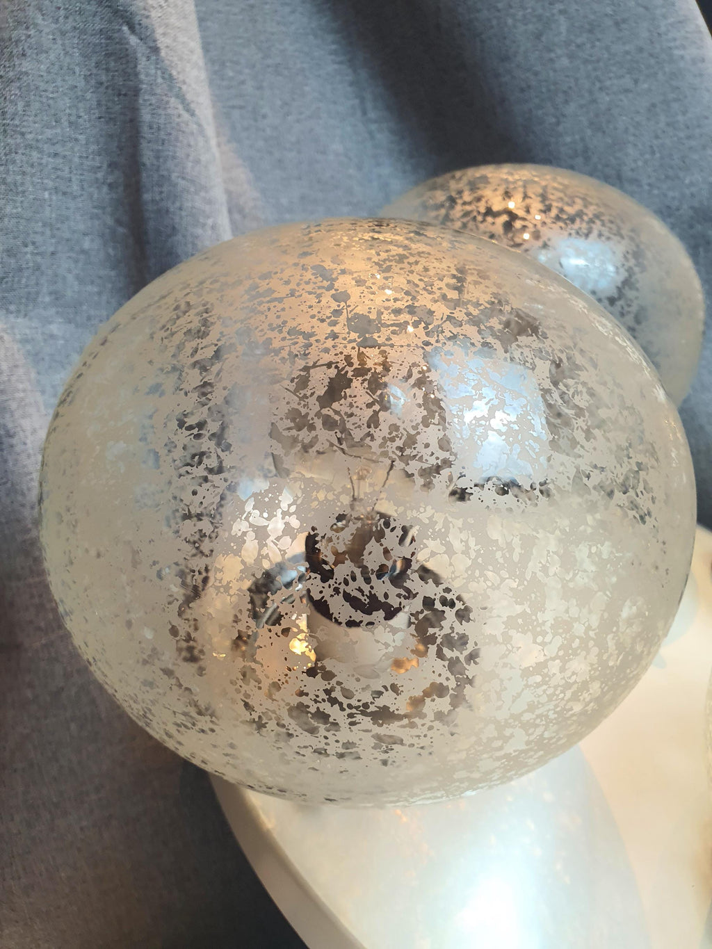 Stilnovo Vintage 4-Globe Flush Mount Light: Italian Mid-Century Modern