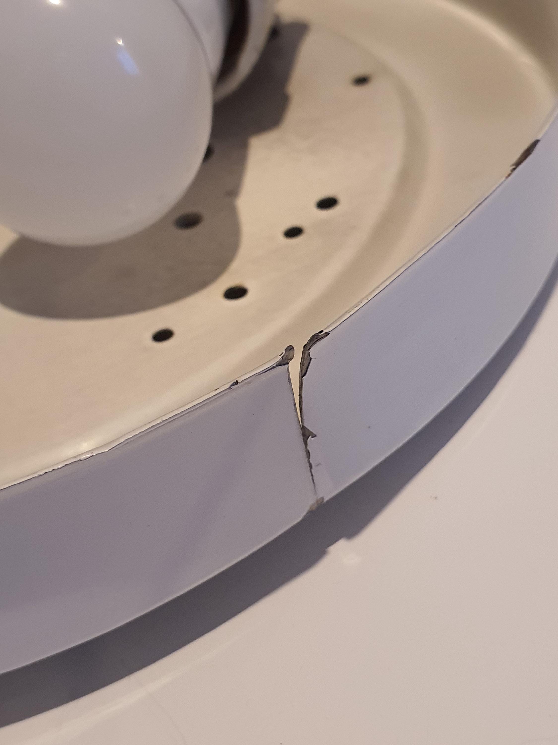 Vintage Bubbled Satin Murano Glass Swirl Flush Mount Light Scandi MCM