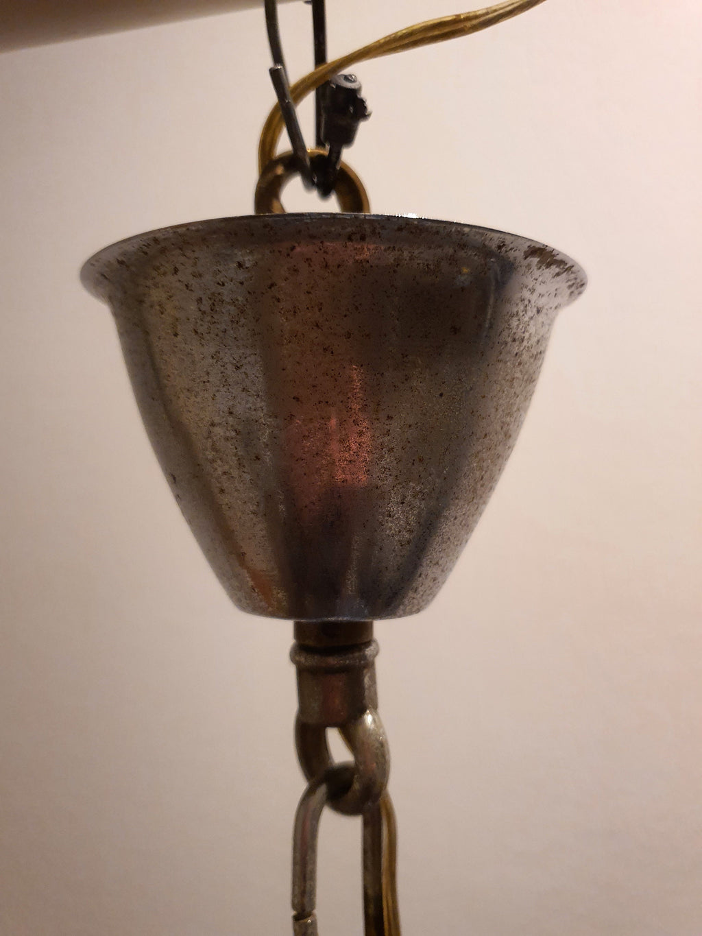 XL Murano Glass Petal Chandelier: Carlo Nason Style, Mid-Century Modern