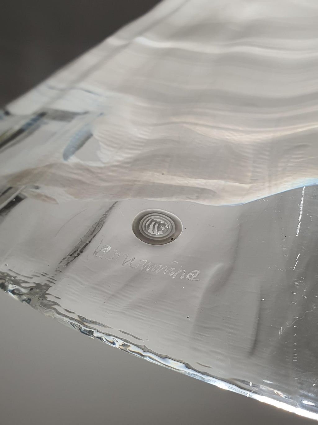 La Murrina White Wave Cone Pendant Light | Vintage Handcrafted Murano Glass | Italian Mid-Century Modern