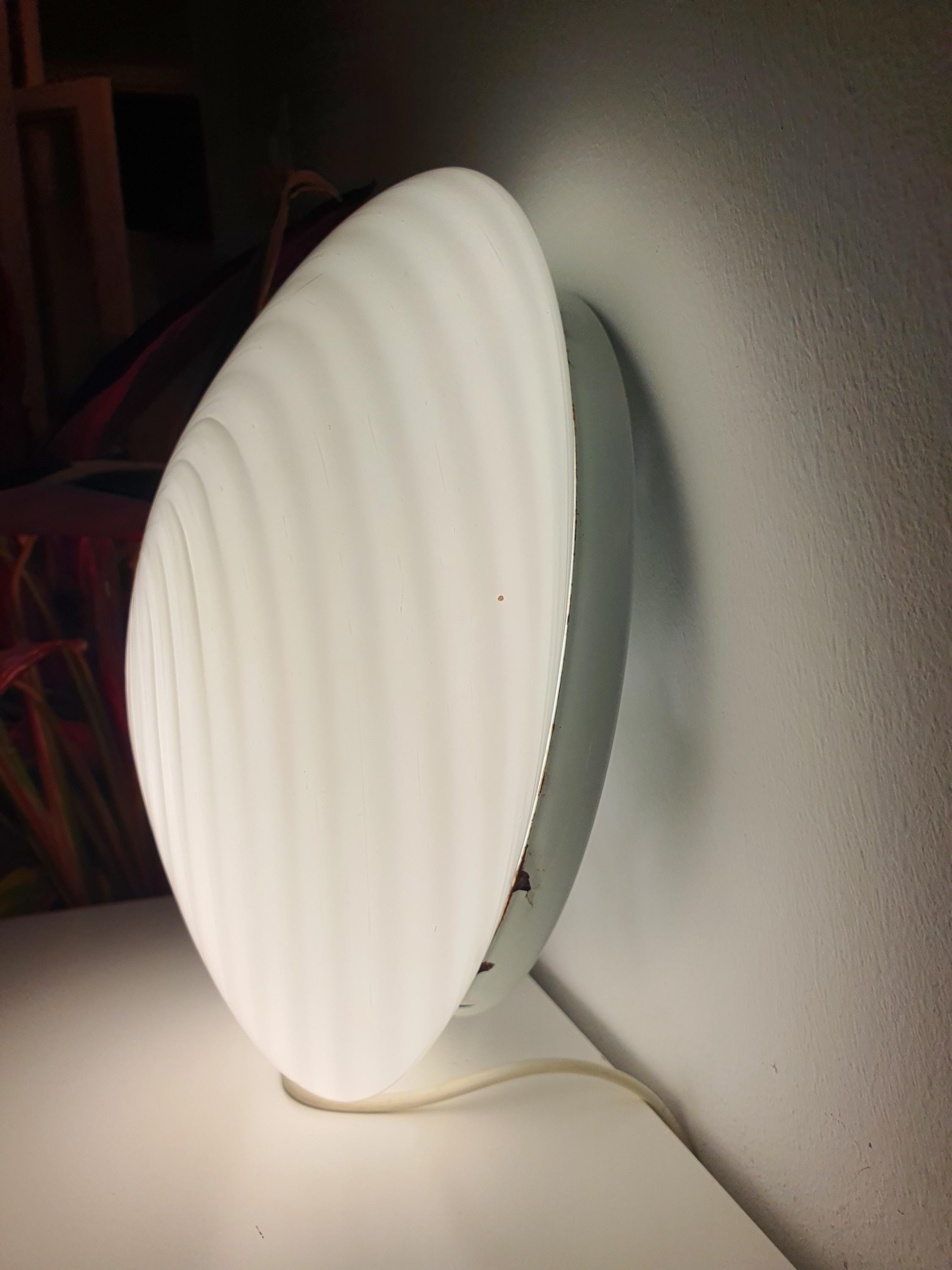 Lumière de montage encastré en verre de Murano à tourbillon vintage – Luminaire de plafond ou mural moderne du milieu du siècle