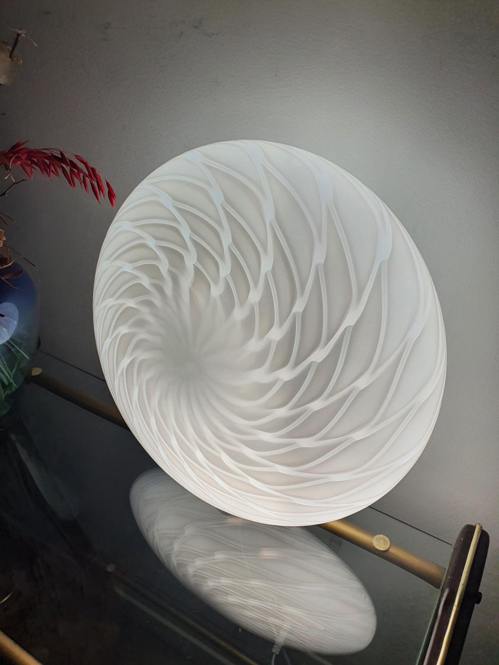 Vintage Murano glass wall light with Scandinavian-style appeal