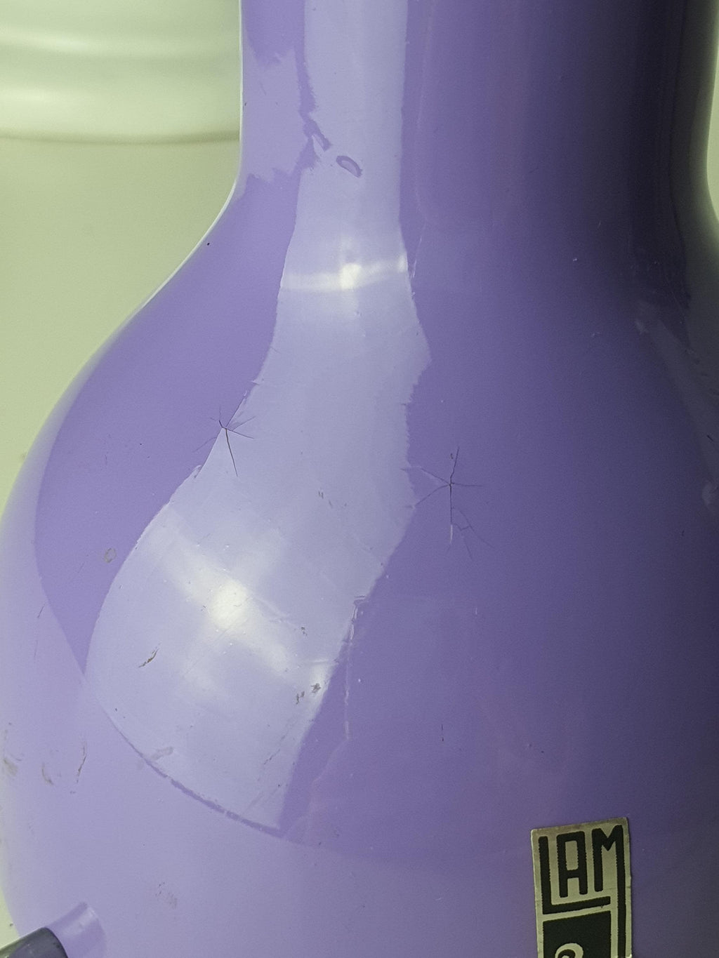 Space Age Purple Gooseneck Desk Lamp 1970s Italian Retro Lighting