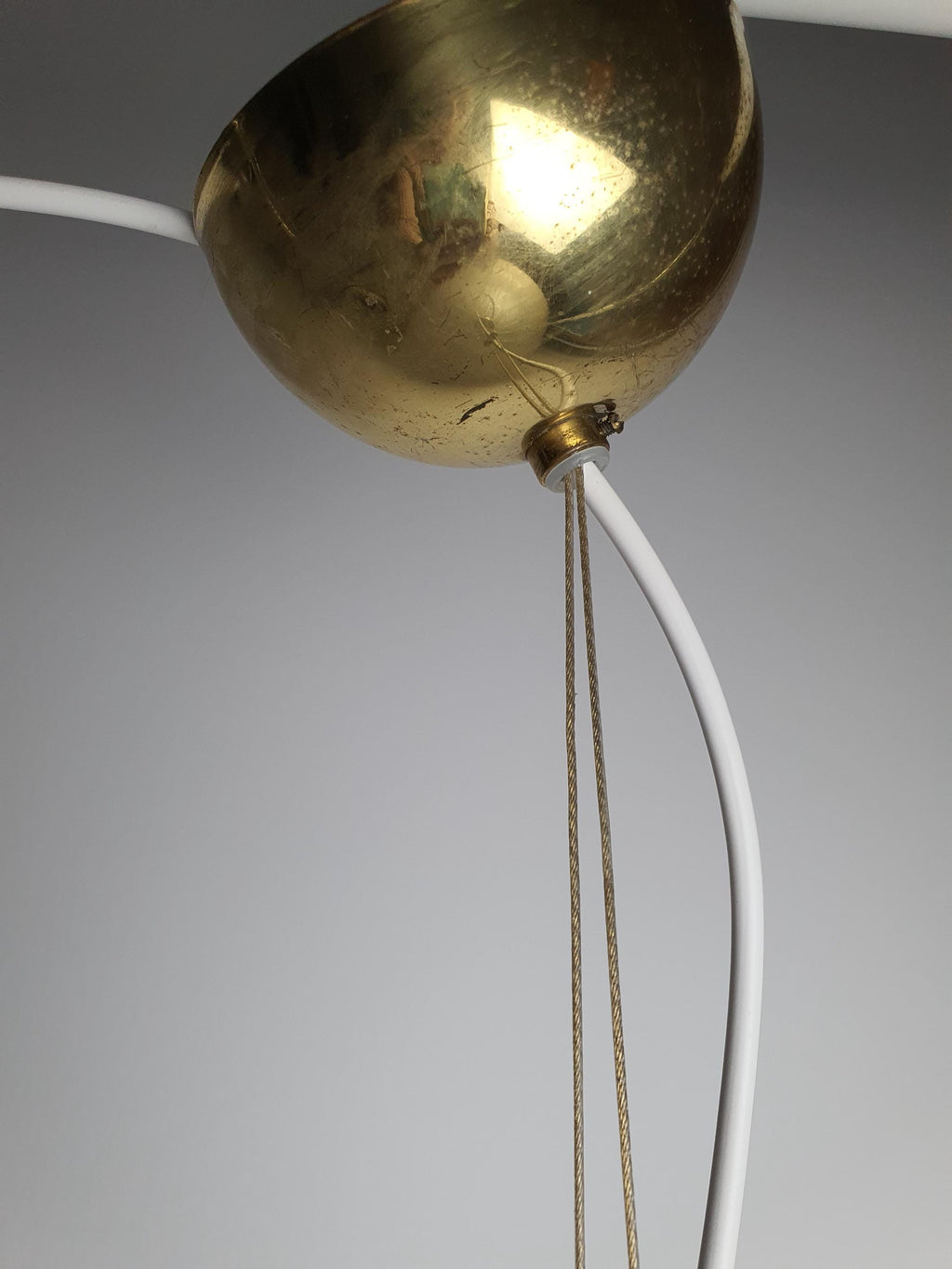 Large La Murrina Crème Brûlée Caramel Floral Pendant Light | Vintage Murano Glass Lighting