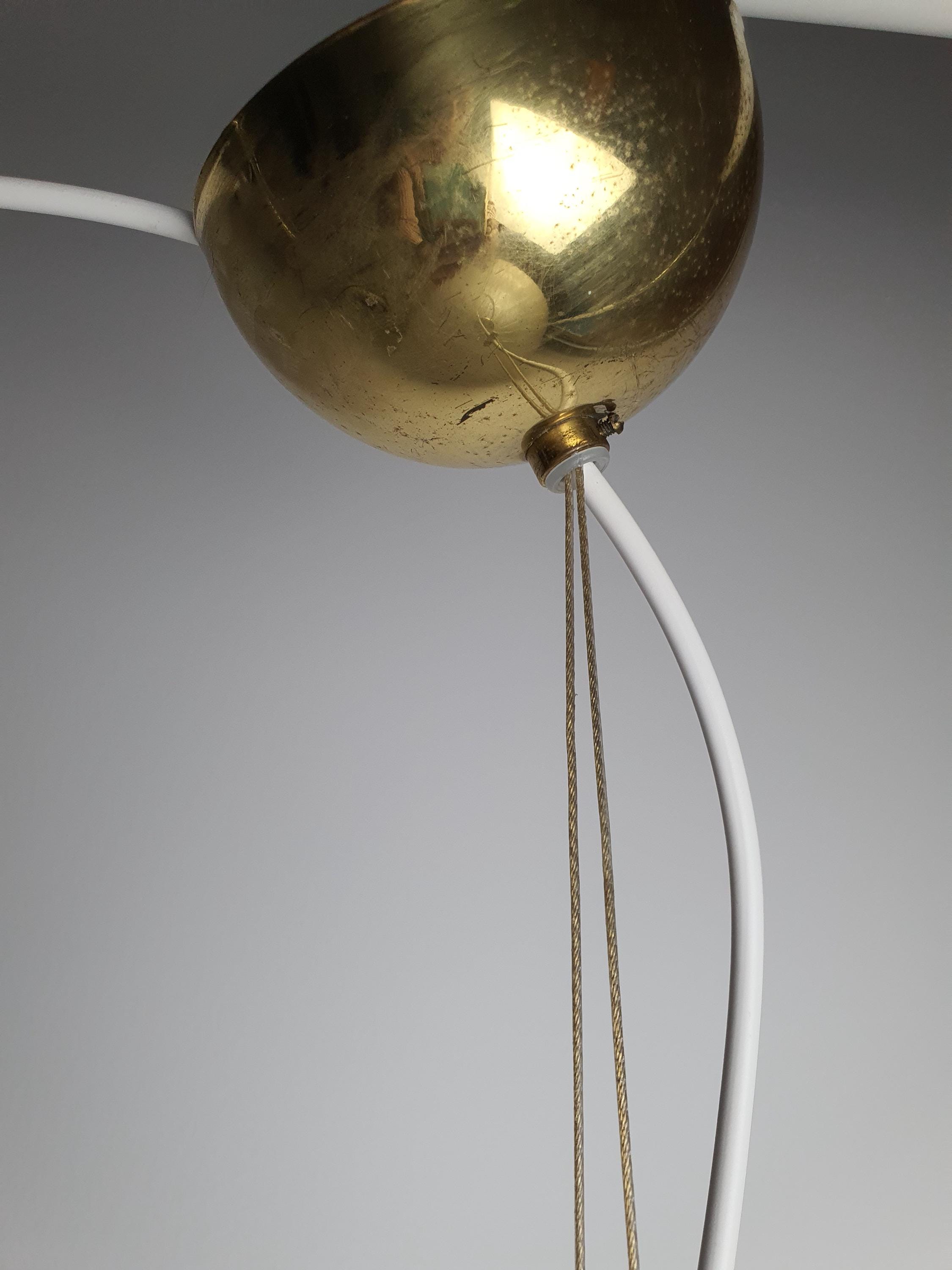 Large La Murrina Crème Brûlée Caramel Floral Pendant Light | Vintage Murano Glass Lighting