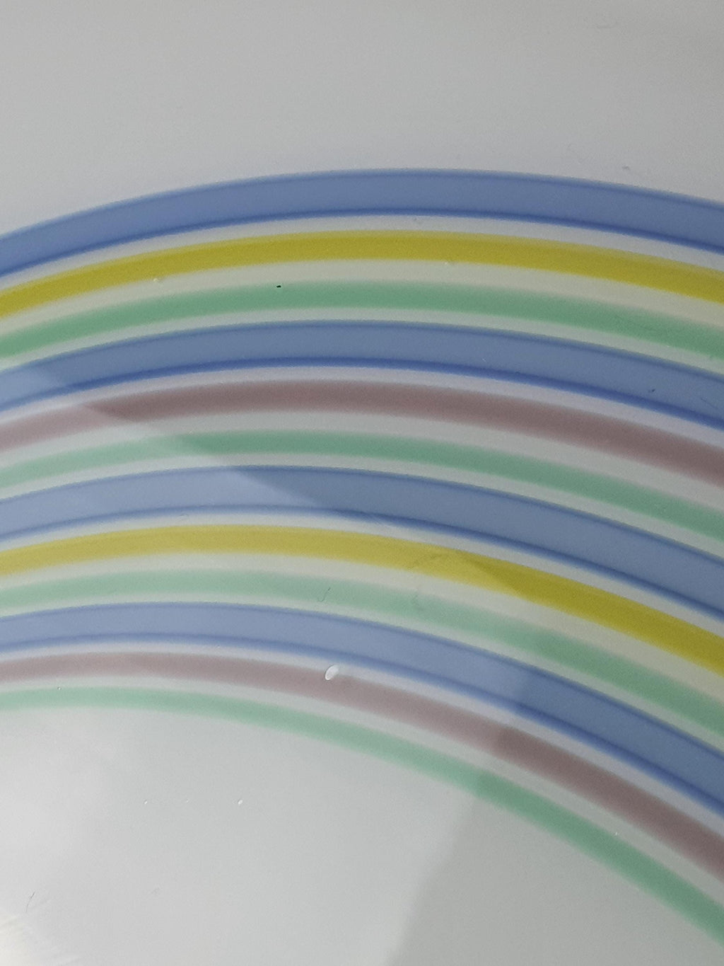 F. Fabbian Murano Glass Multicolor Swirl Flush Mount Ceiling Light Vintage Italian