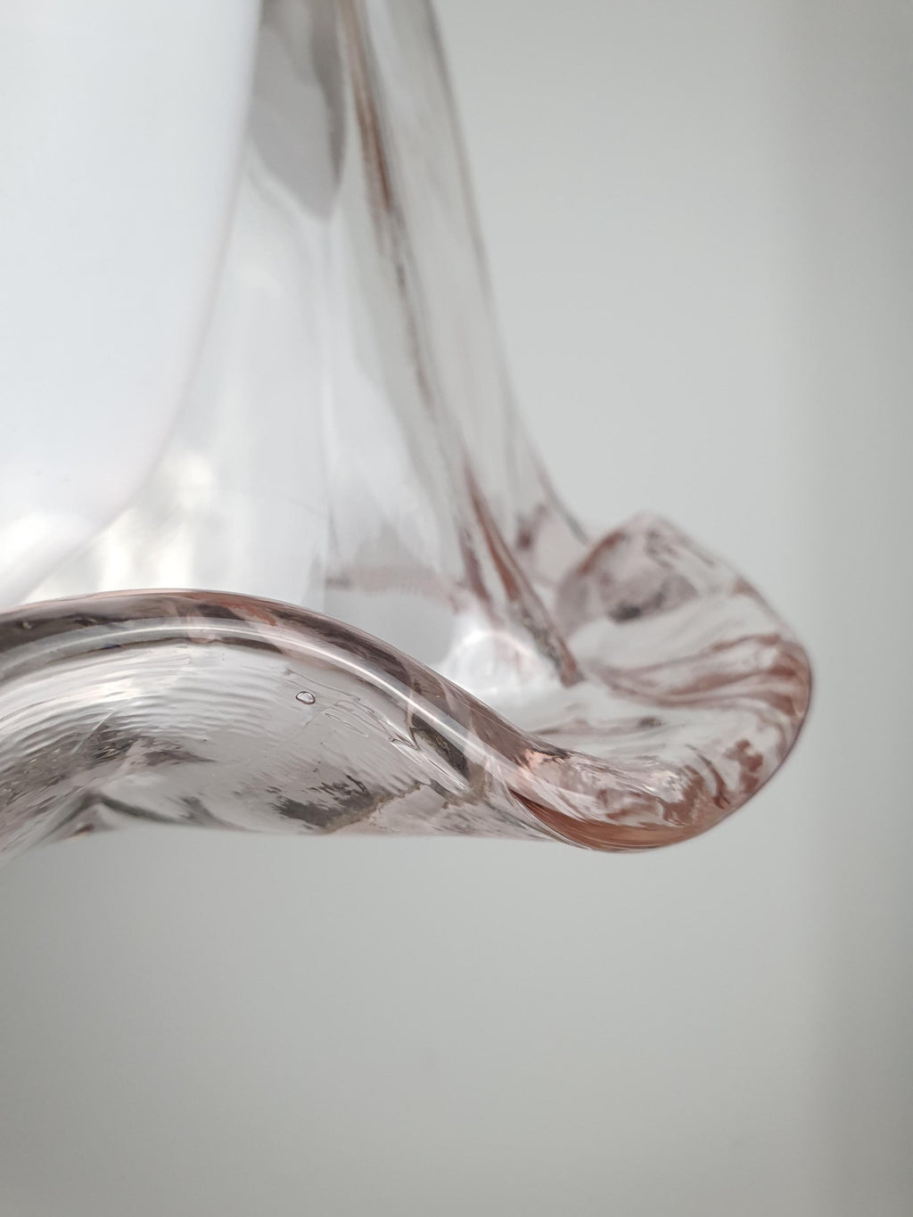 La Murrina Pink Tulip Pendant Light: Vintage Murano Glass Floral Lamp