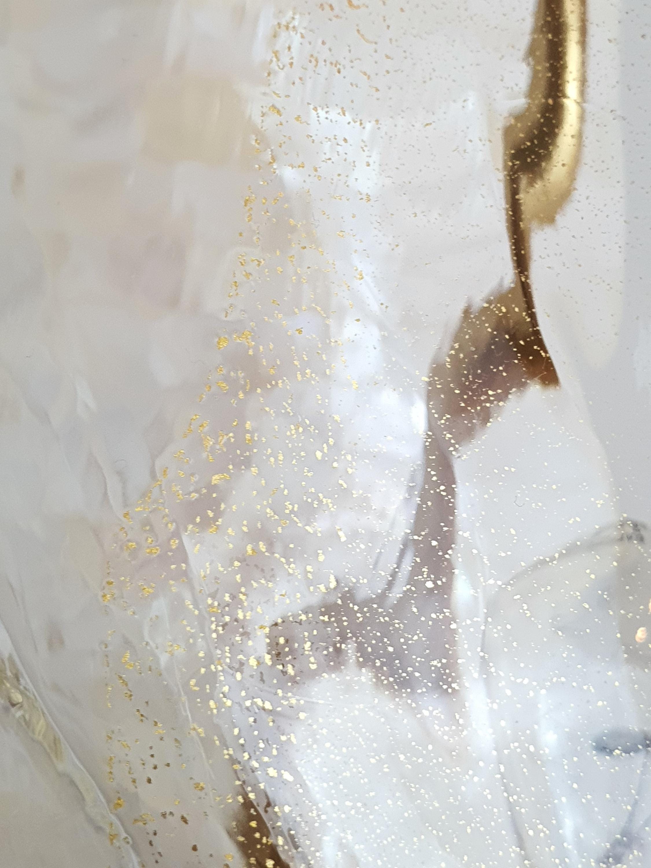 La Murrina Vintage Murano Glass Table Lamp: Venetian Floral Petal Design