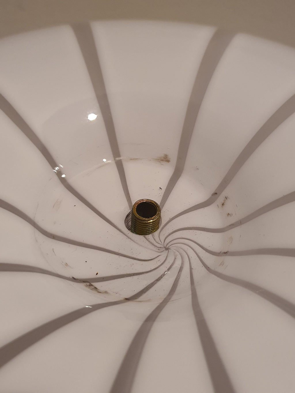 Murano Glass Chamomile Ceiling Lamp: 1980s Italian Floral Light
