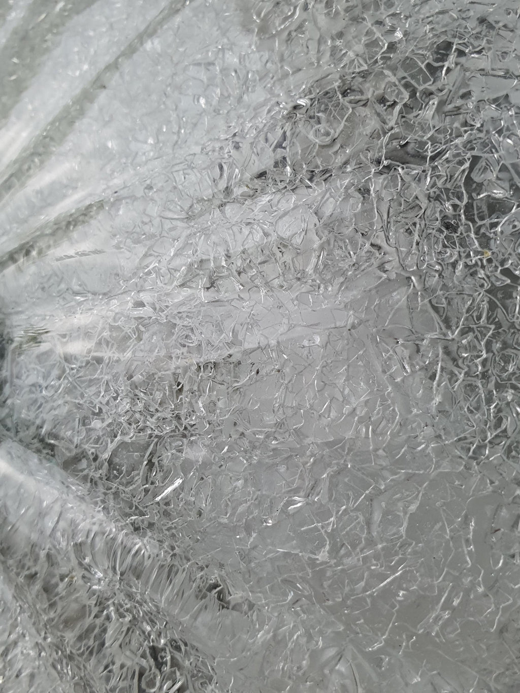 Graniglia ice-glass texture on a vintage floral Murano ceiling light
