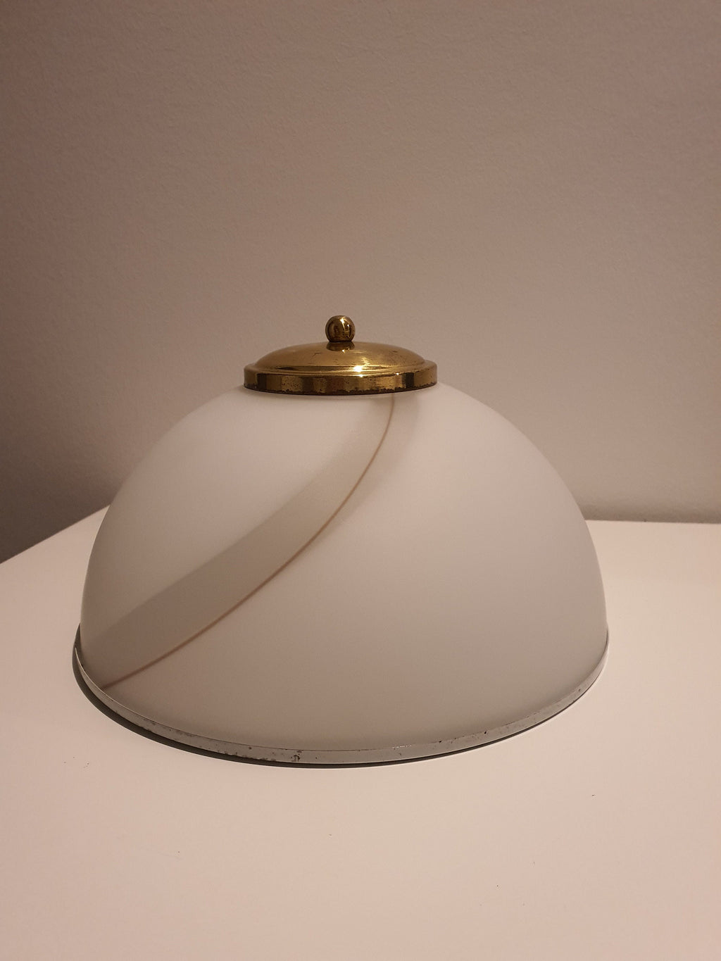 Vintage Italian Mid-Century Modern Murano Glass Table Lamp 1970s