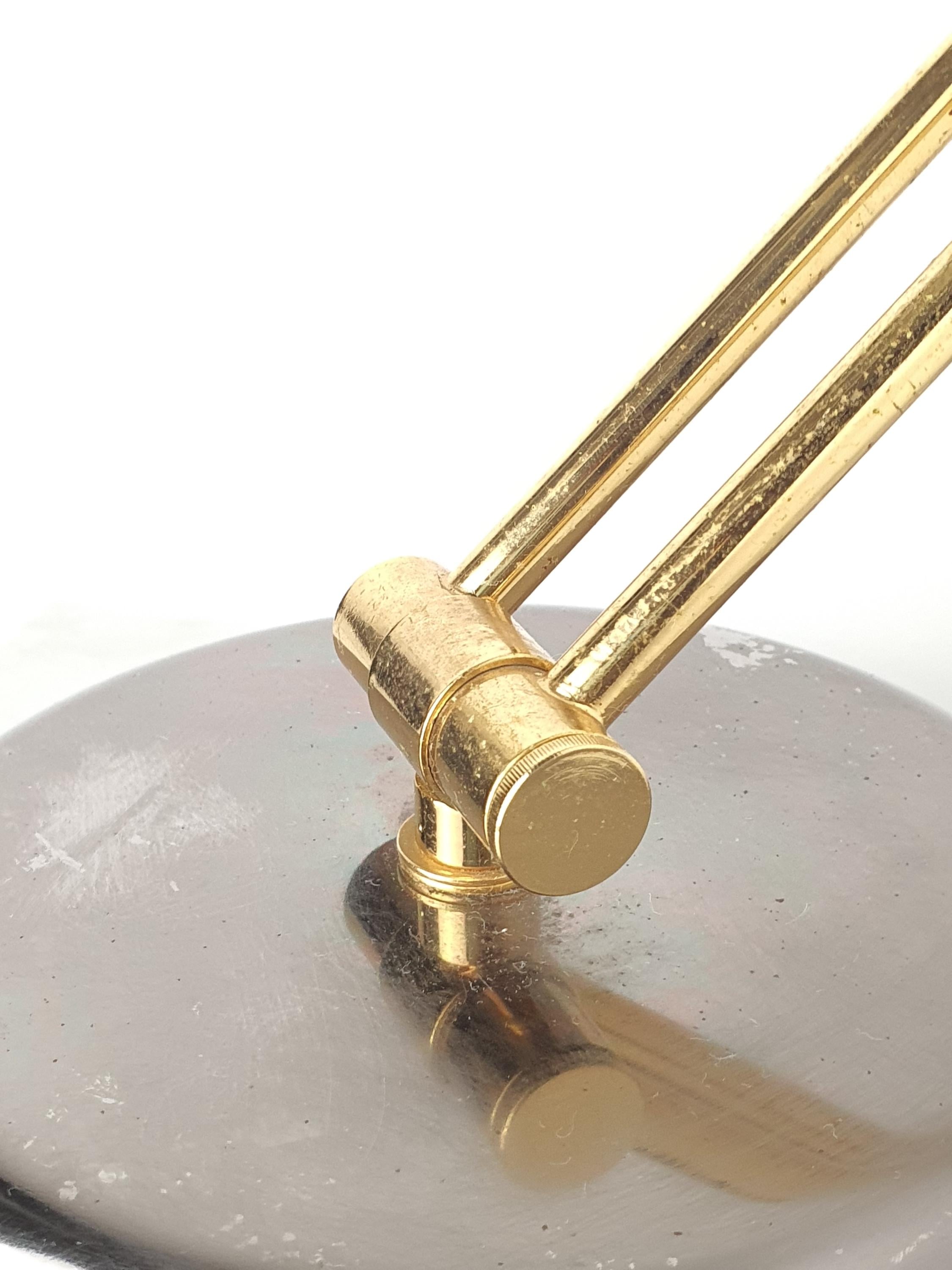 意大利中世纪现代摆臂台灯 | 金色 & 铬 | MCM 风格