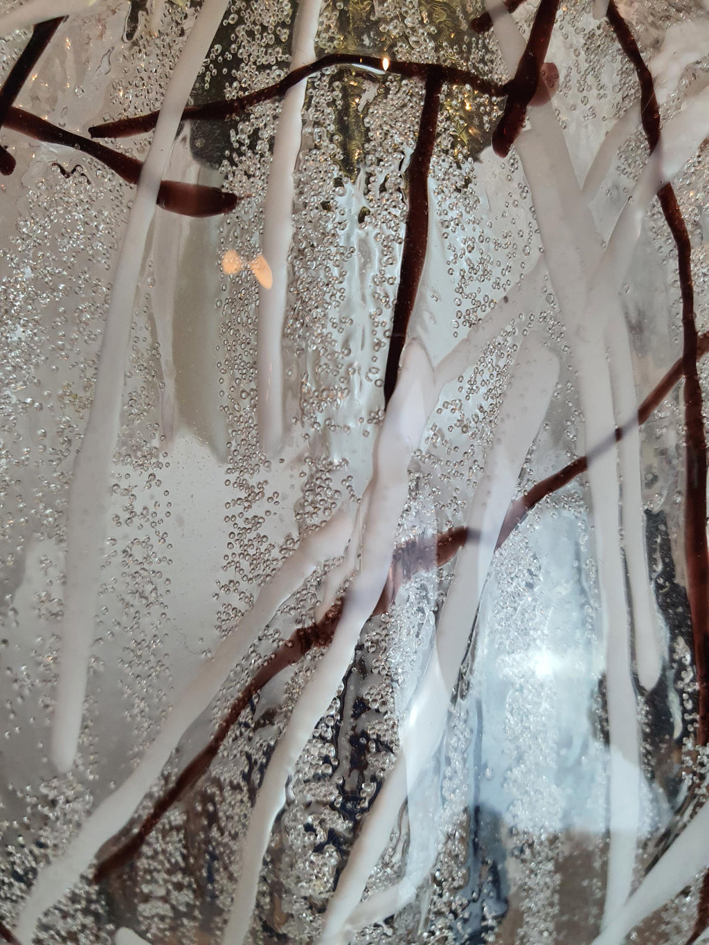 Vintage Murano Glass Pendant Light: Handcrafted Floral Tulip Lamp