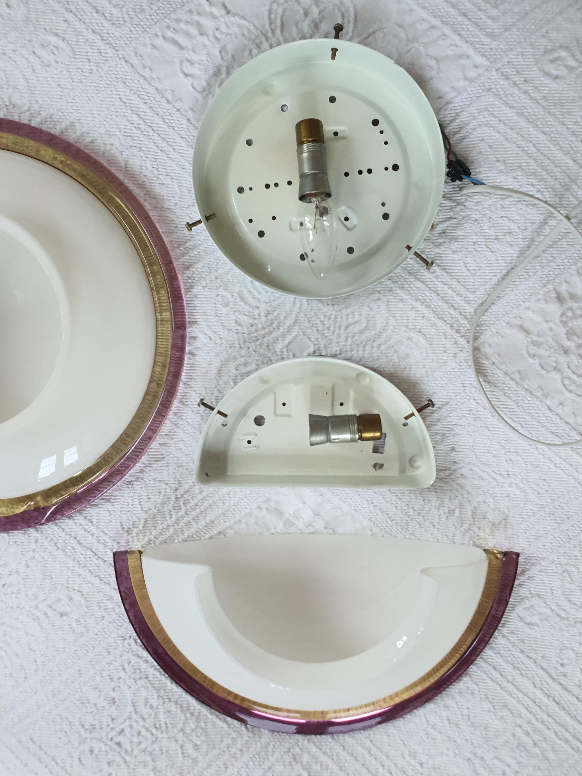 Vintage Murano Glass Flush Mount Light Fixtures: Retro Italian Lighting