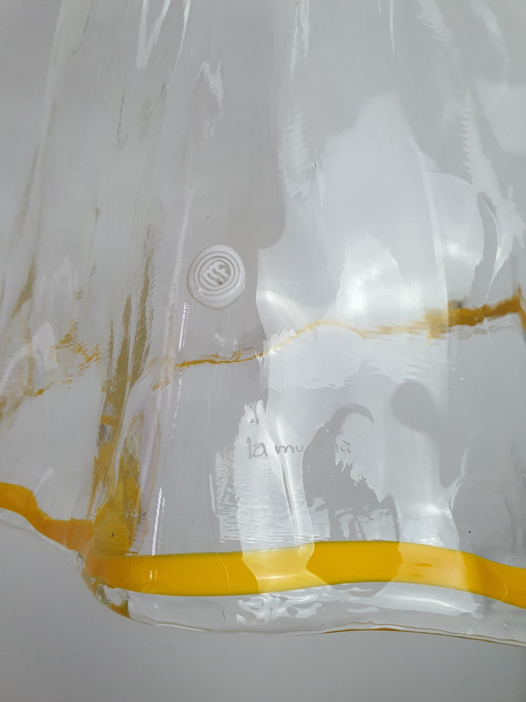 Vintage Murano Glass Bell Pendant Lamp by La Murrina – 1980s Italian Hand-Blown Ceiling Light