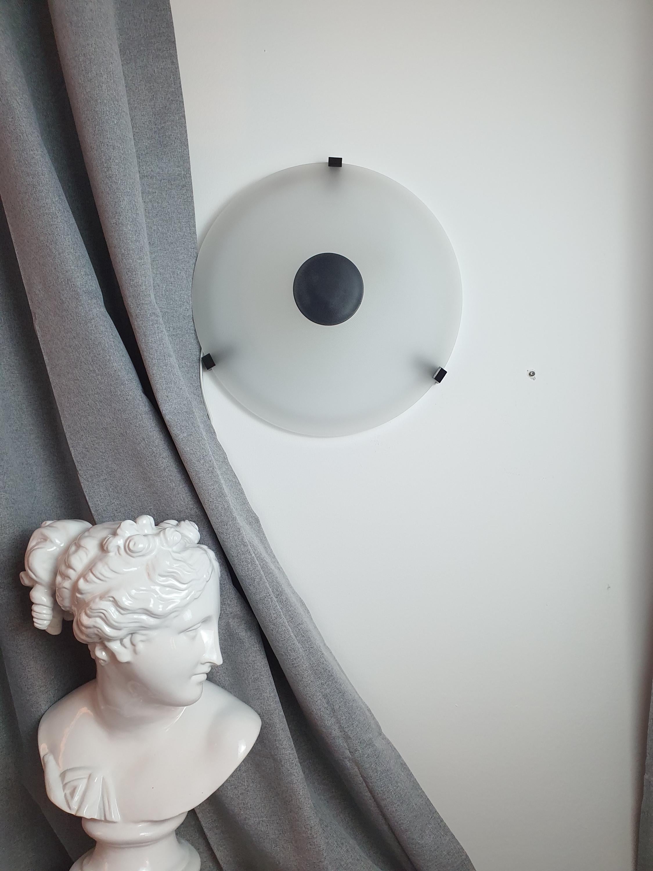 Vintage F. Fabbian Italian light — minor inner chip not noticeable, very good vintage condition