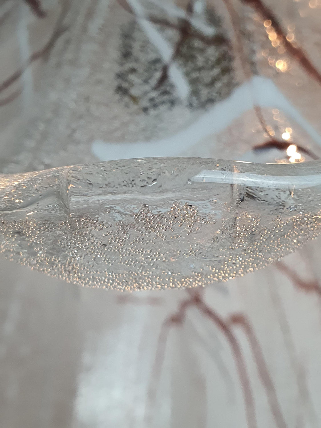 Vintage Murano Glass Pendant Light: Handcrafted Floral Tulip Lamp
