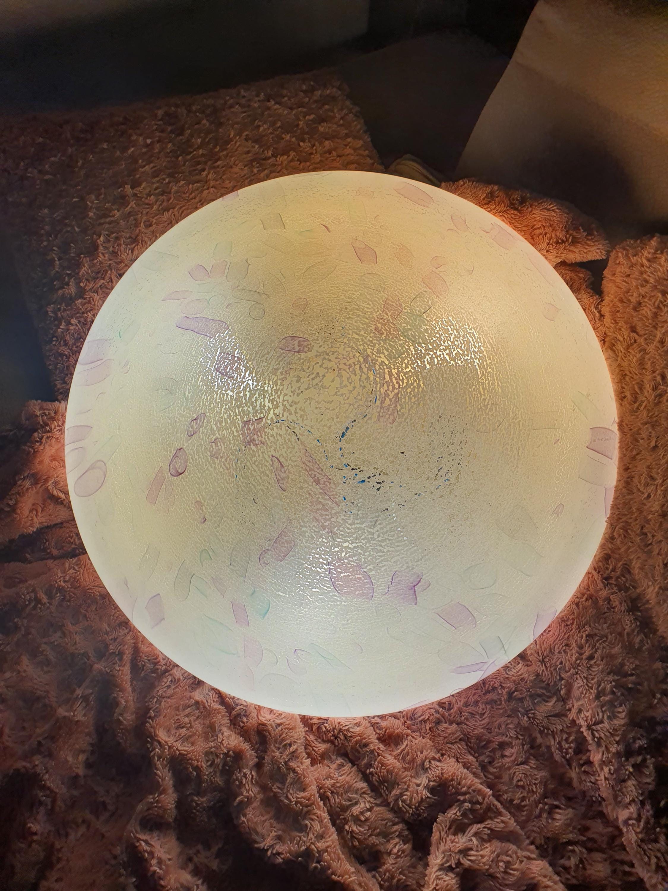 大型复古穆拉诺玻璃吸顶灯 | 多彩气泡 MCM 设计灯饰