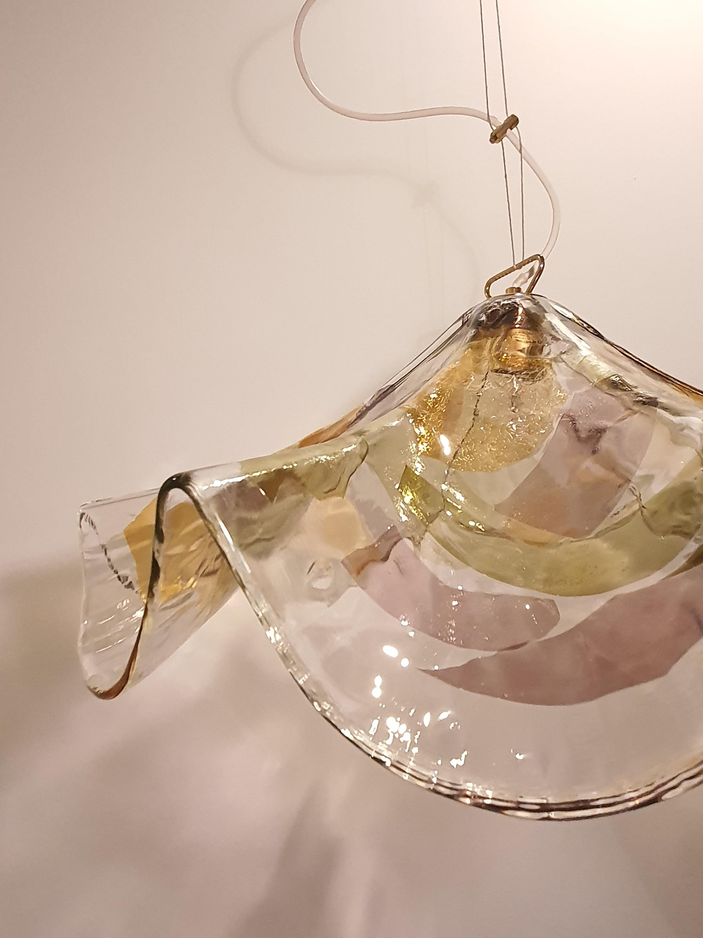 La Murrina 彩色“手帕”吊灯 | 复古穆拉诺玻璃花瓣造型吊灯