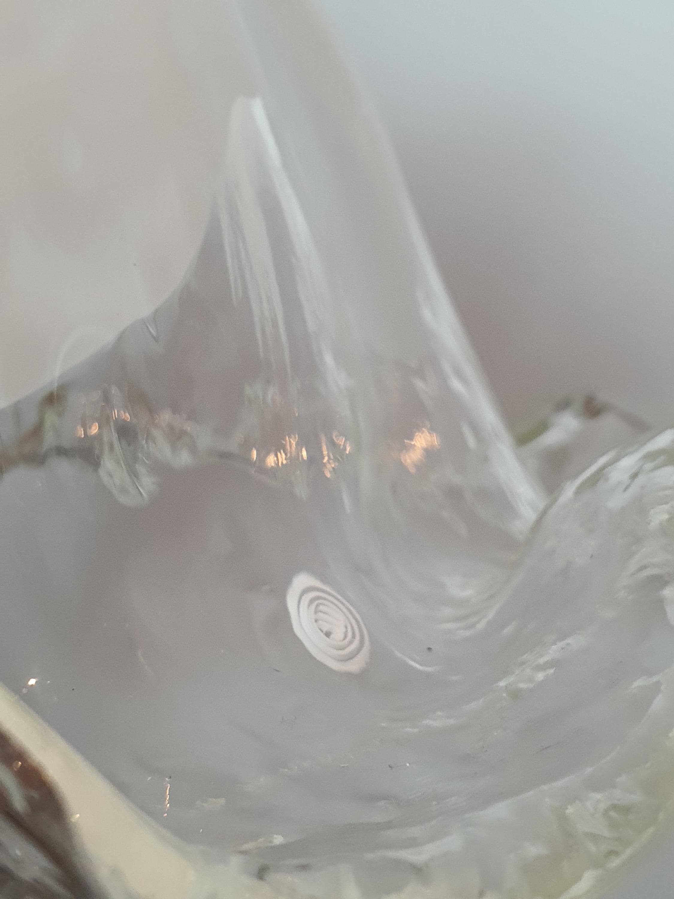 Vintage La Murrina White Tulip Pendant Light | Murano Glass Hat Design | Italian Mid-Century Lighting