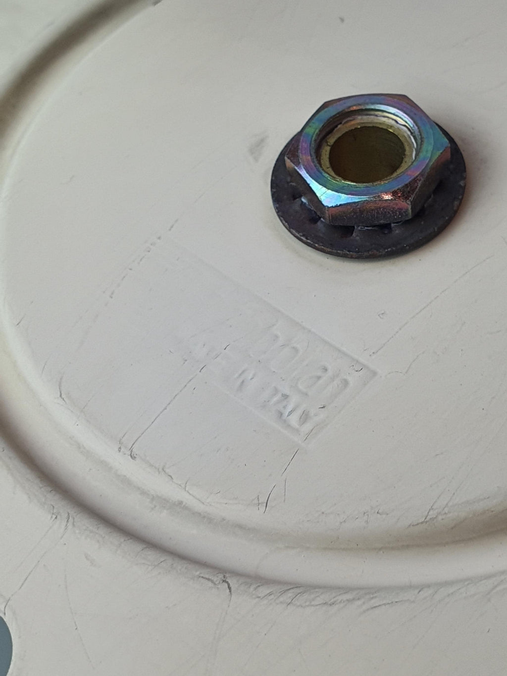 F. Fabbian Murano Glass Multicolor Swirl Flush Mount Ceiling Light Vintage Italian