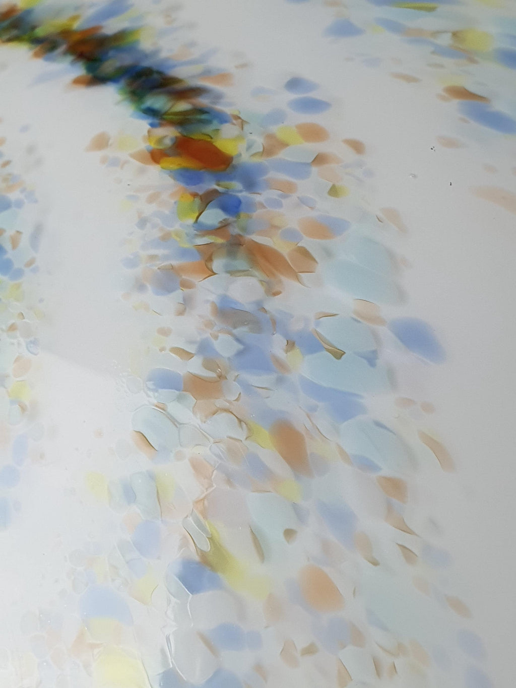 Ideal Lux Murano Glass Flush Mount Light | Colorful Galaxy Swirl Spots | Italian Mid-Century