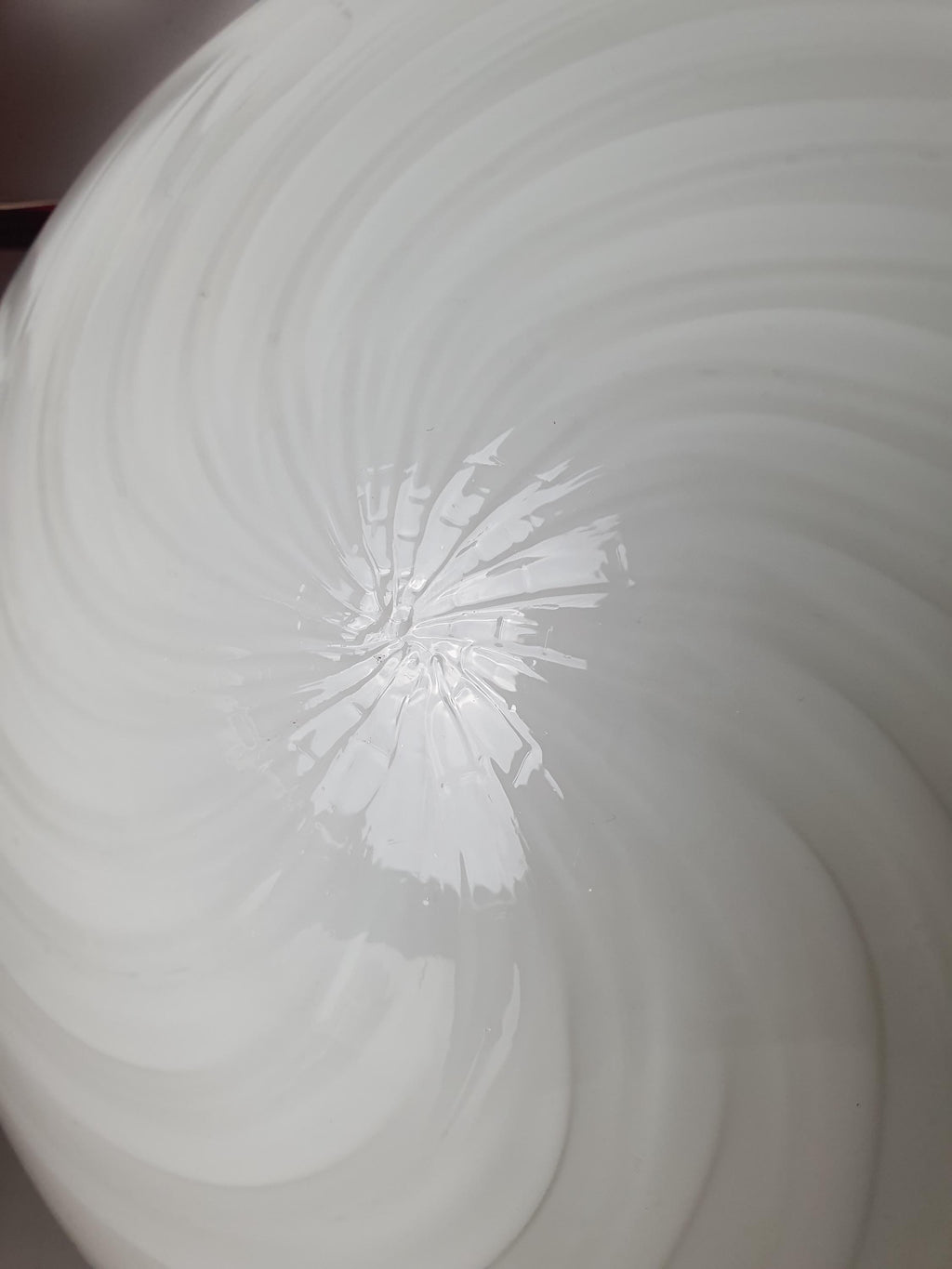 Lumière de montage encastré en verre de Murano à tourbillon vintage – Luminaire de plafond ou mural moderne du milieu du siècle