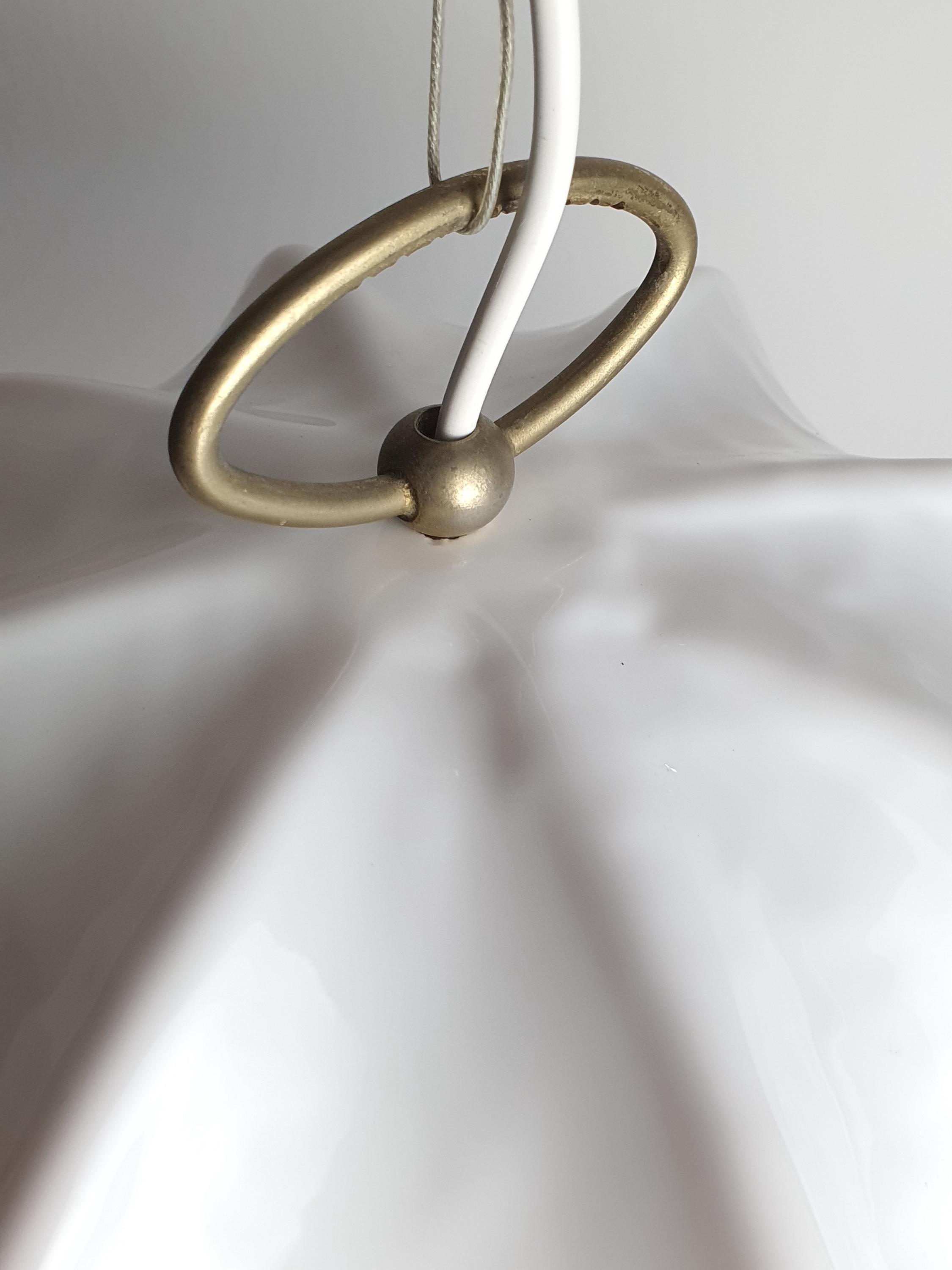 La Murrina Pink Tulip Pendant Light | Vintage Murano Glass Floral Lamp | Italian Mid-Century Lighting