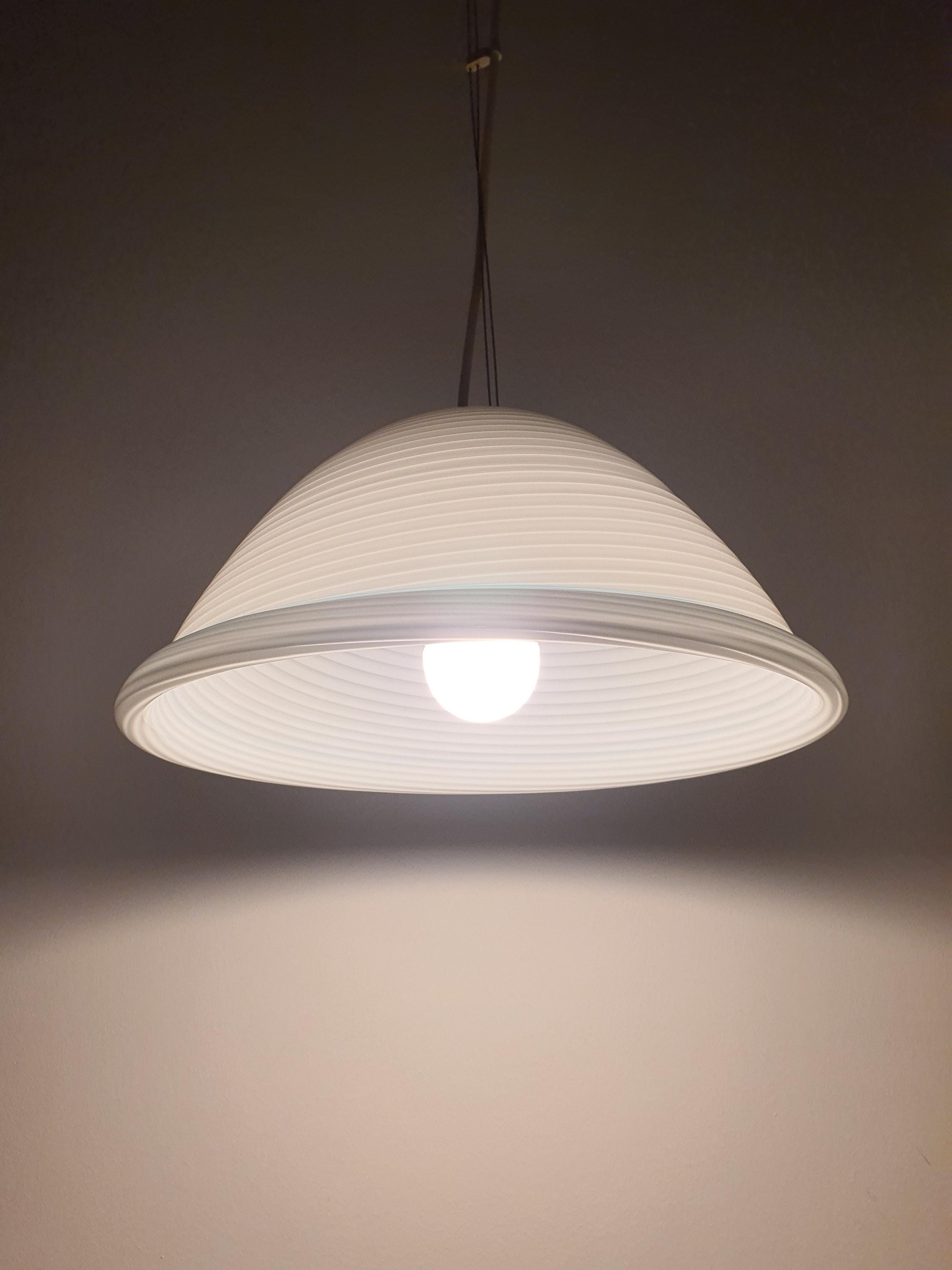 Murano Glass Hat Pendant Light: Nursery Decor, Handcrafted Italian Lighting