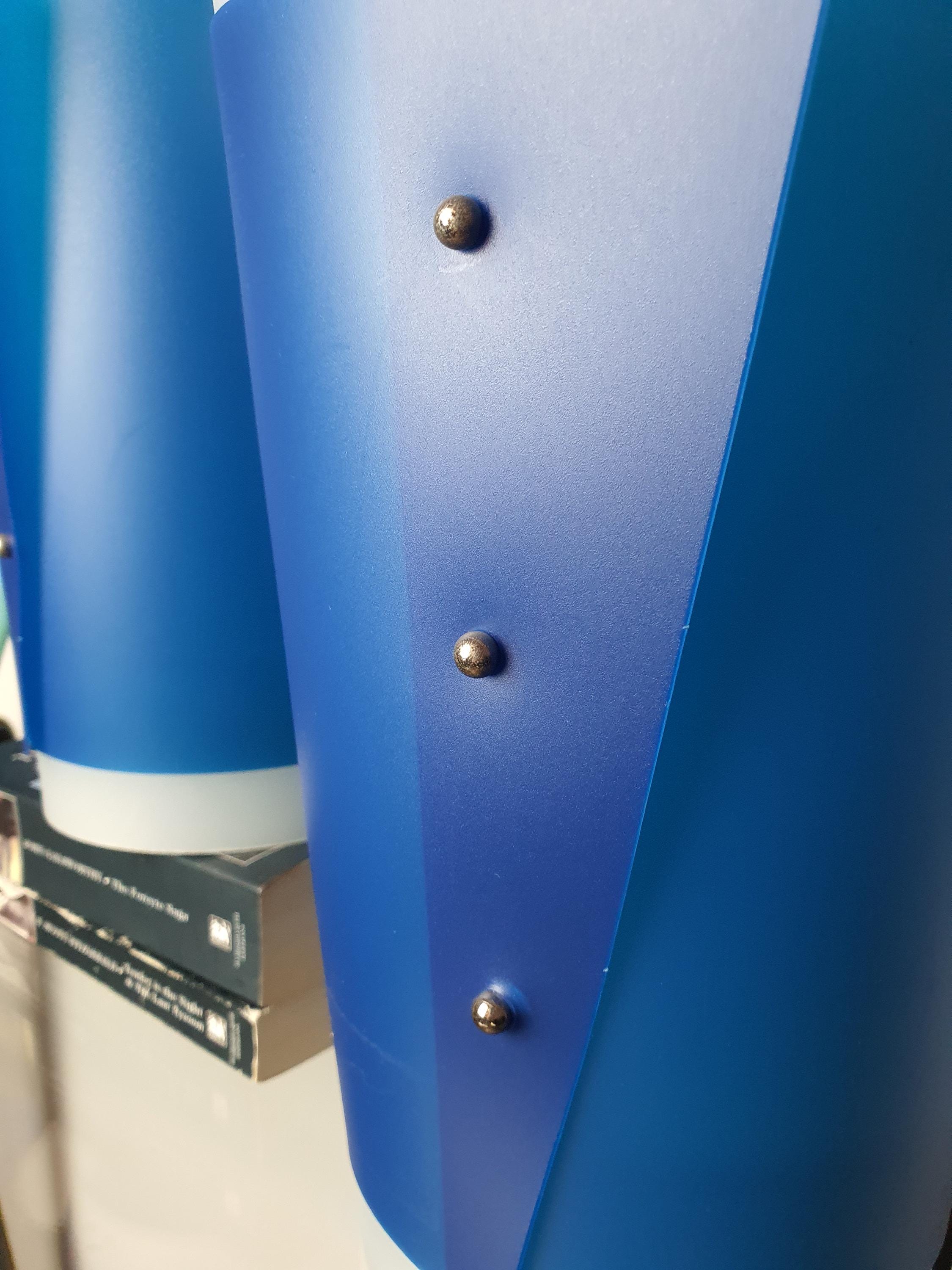 Pair of Blue Energy Light Table Lamps | Samuel Parker for Slamp, 1980s Italian Design