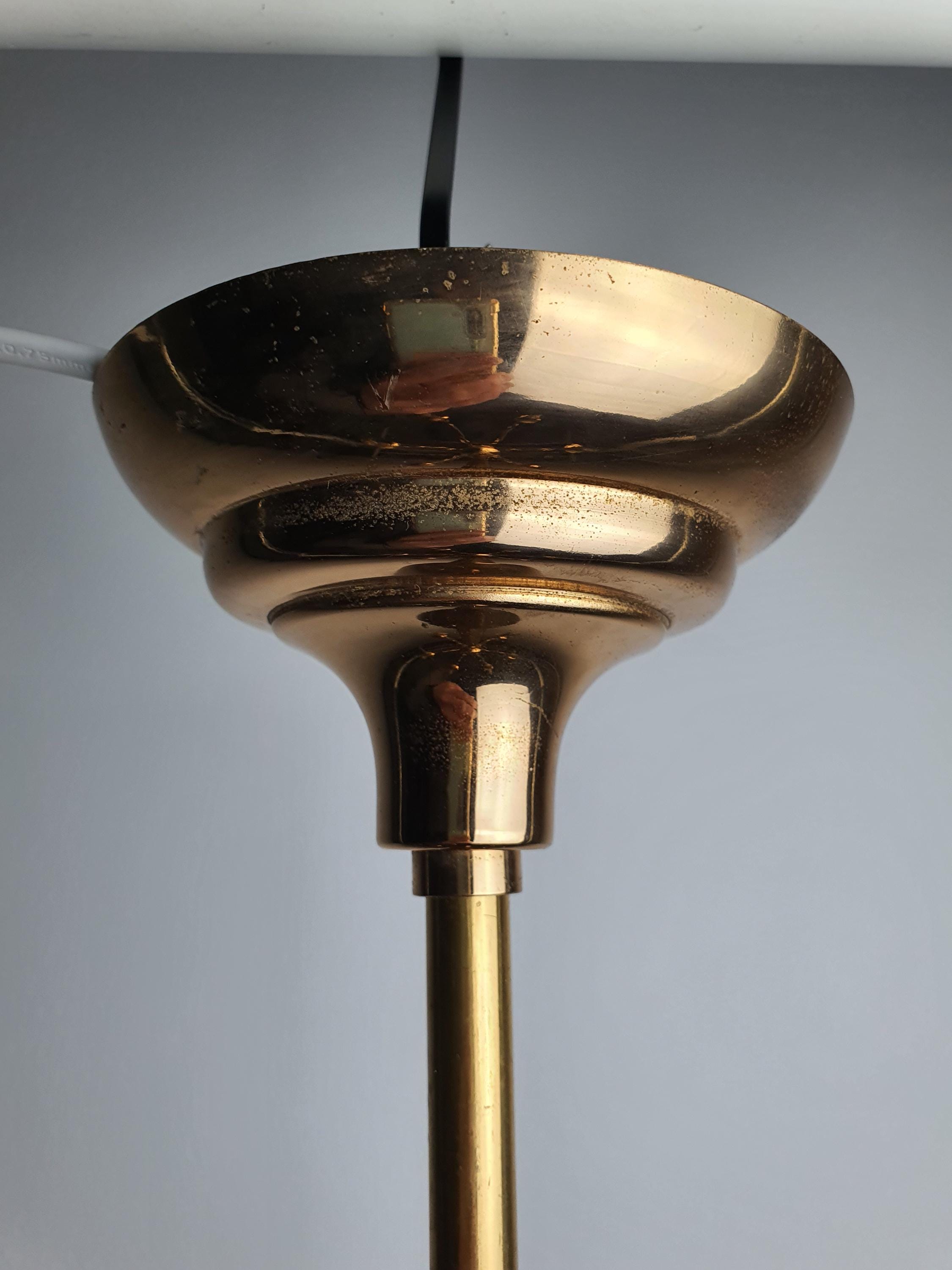 FILC Milano 六臂复古吊灯 金色底座 | 意大利 Mid-Century 奢华照明